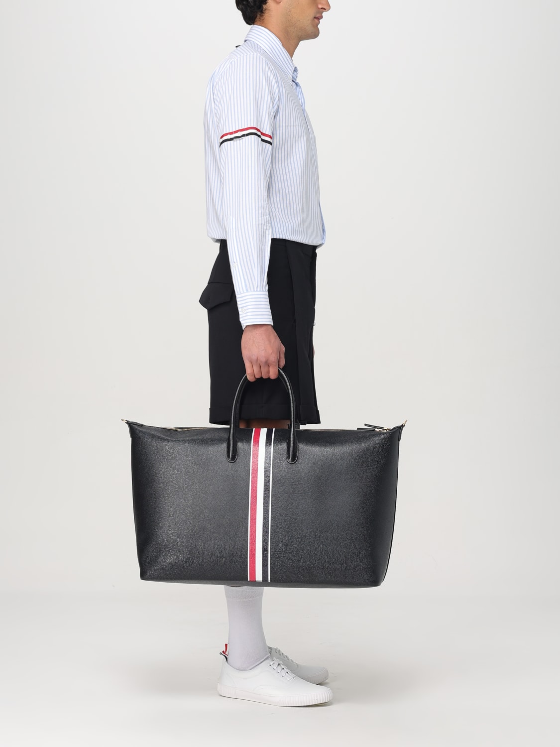 THOM BROWNE TRAVEL BAG: Bags men Thom Browne, Black - Img 2