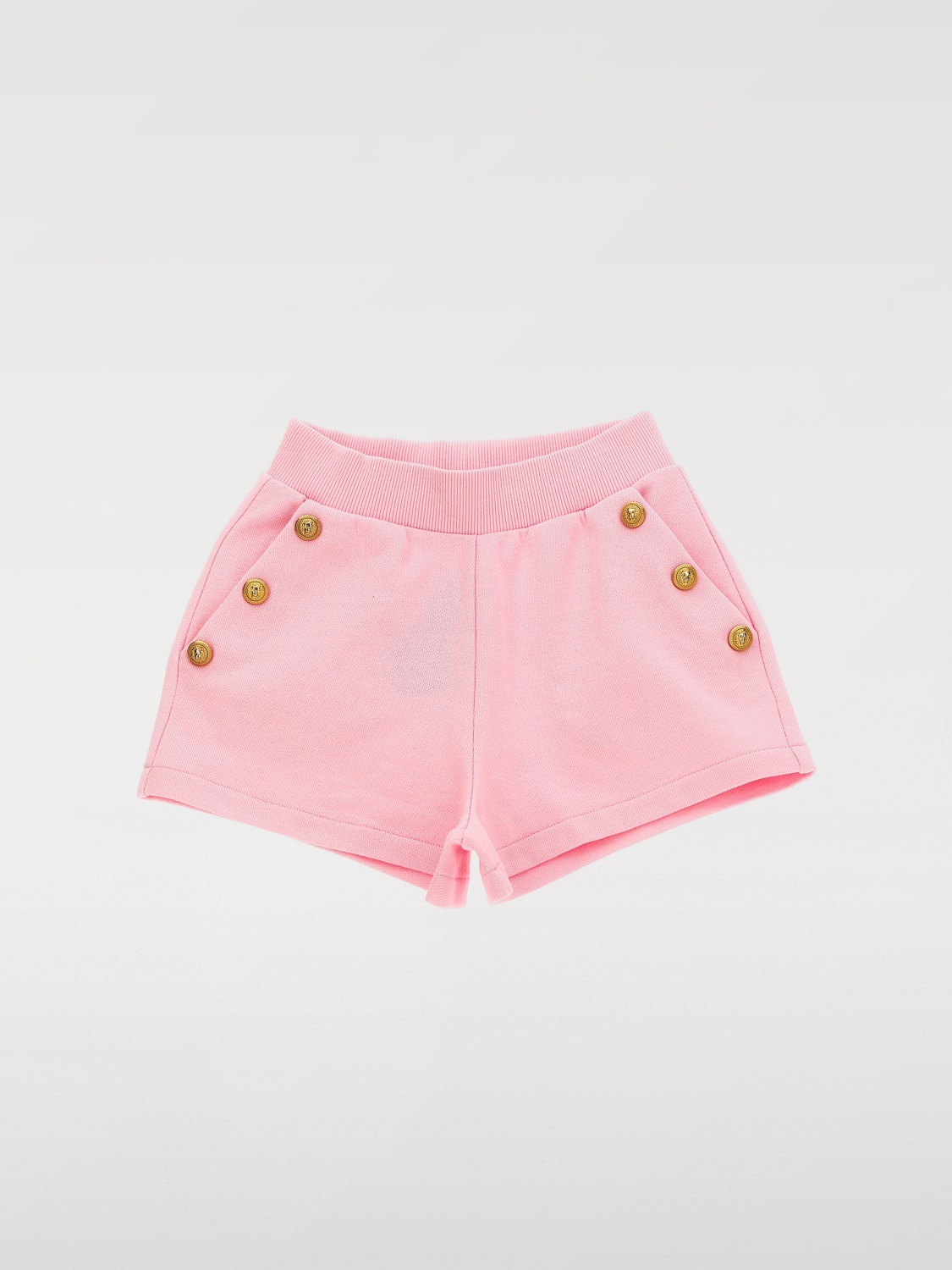 BALMAIN SHORTS: Short kids Balmain, Pink - Img 1