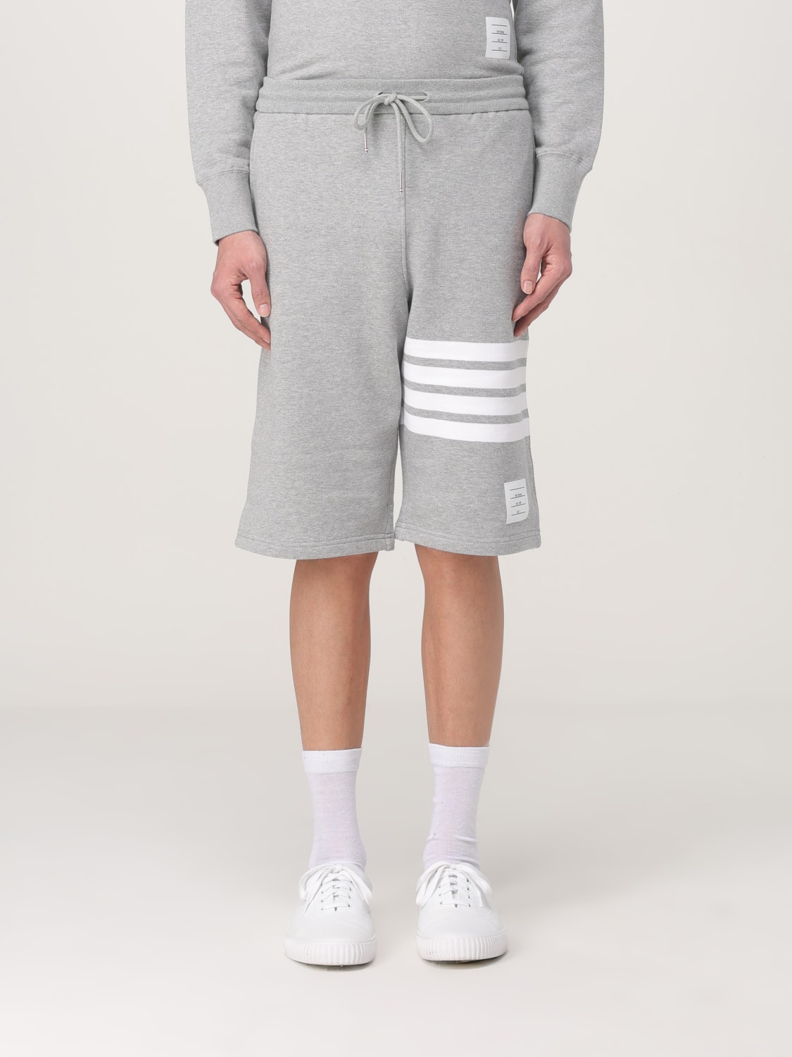 THOM BROWNE SHORT: Pantalon homme Thom Browne, Gris - Img 1