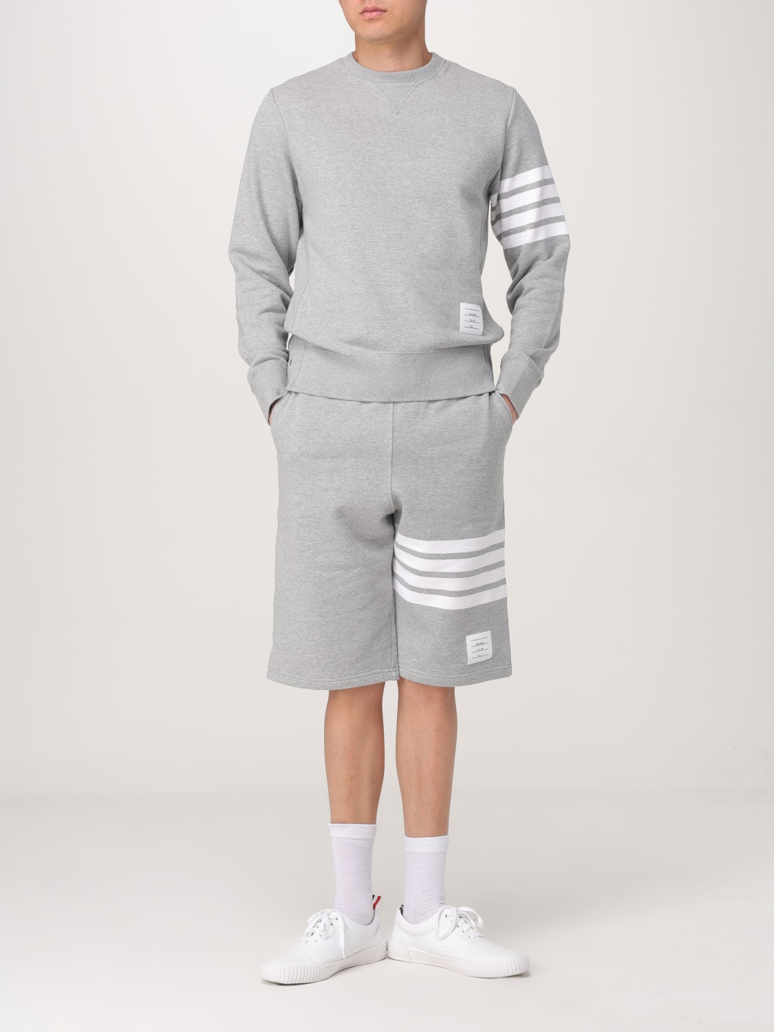 THOM BROWNE SHORT: Pantalon homme Thom Browne, Gris - Img 2