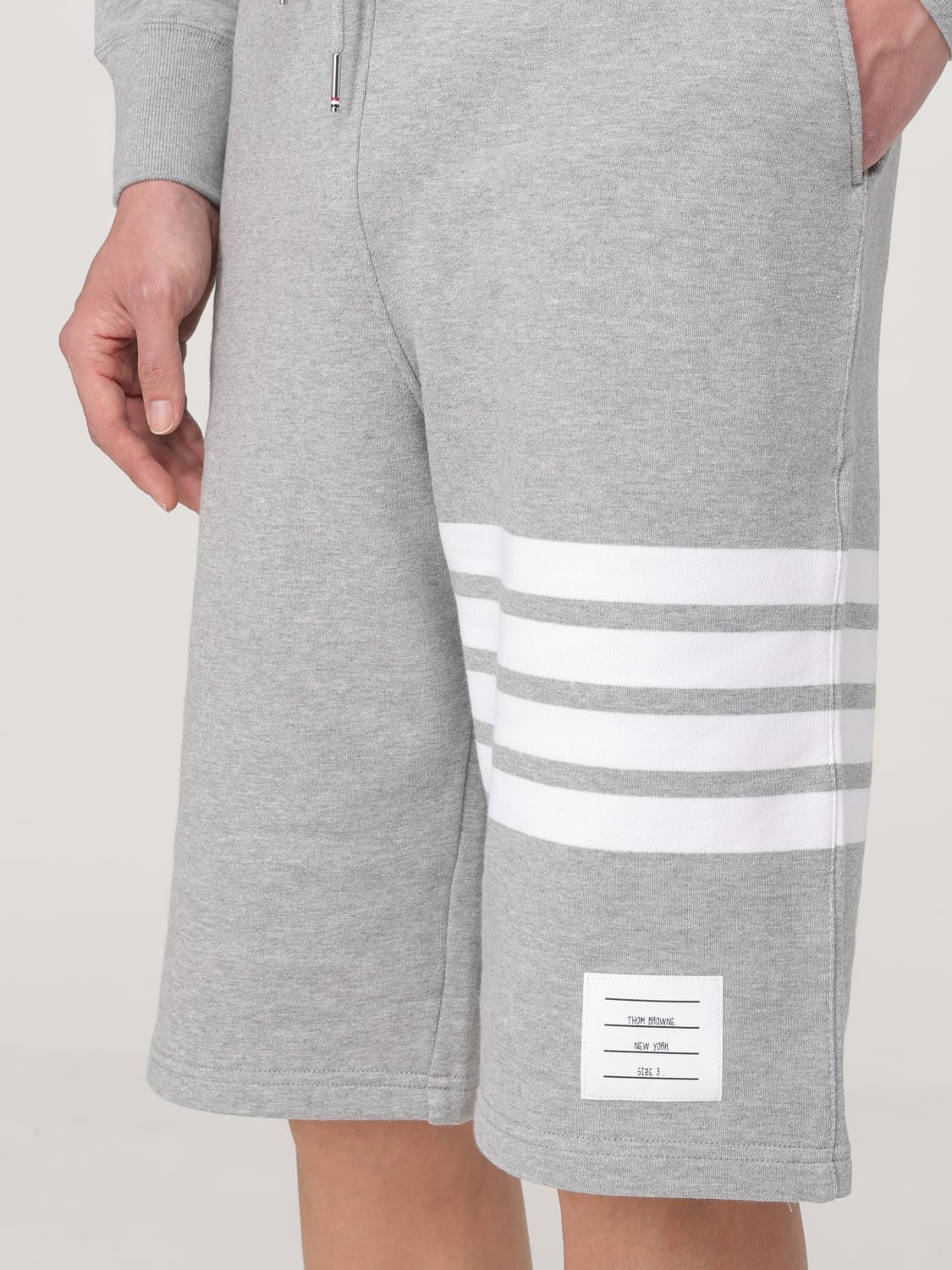 THOM BROWNE SHORT: Pantalon homme Thom Browne, Gris - Img 5