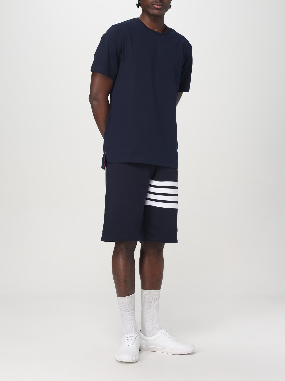 THOM BROWNE SHORTS: Thom Browne men's bermuda shorts, Navy - Img 2