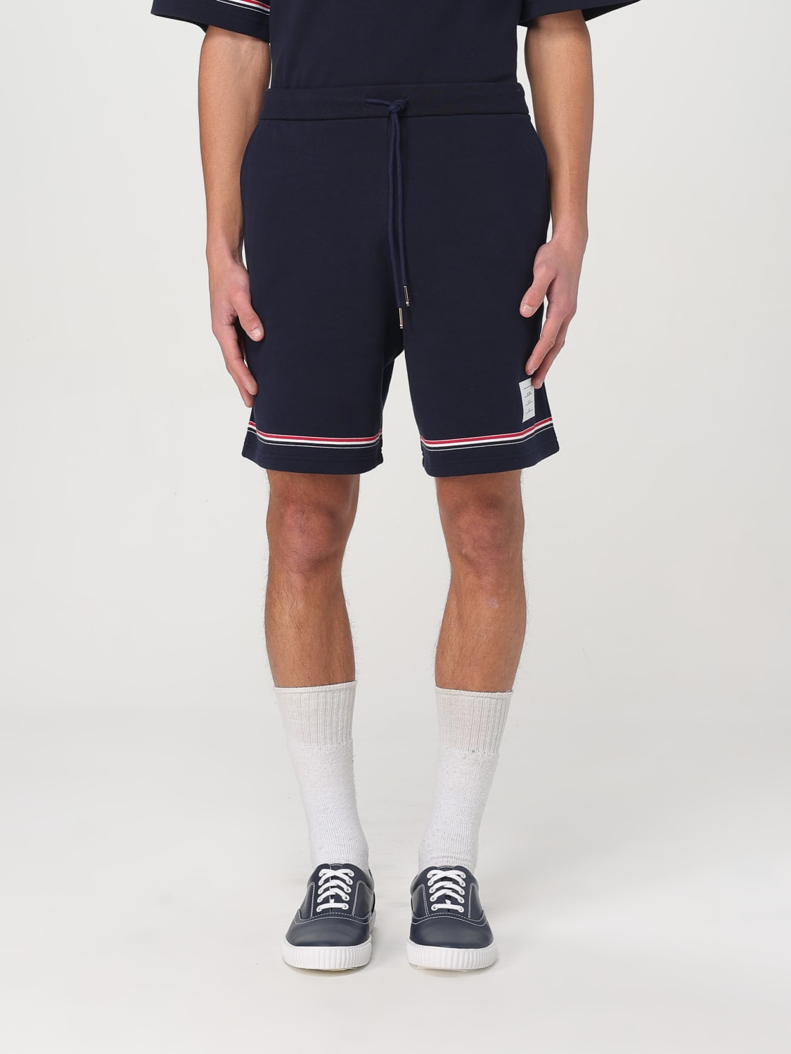 THOM BROWNE: Short men - Navy | Thom Browne short