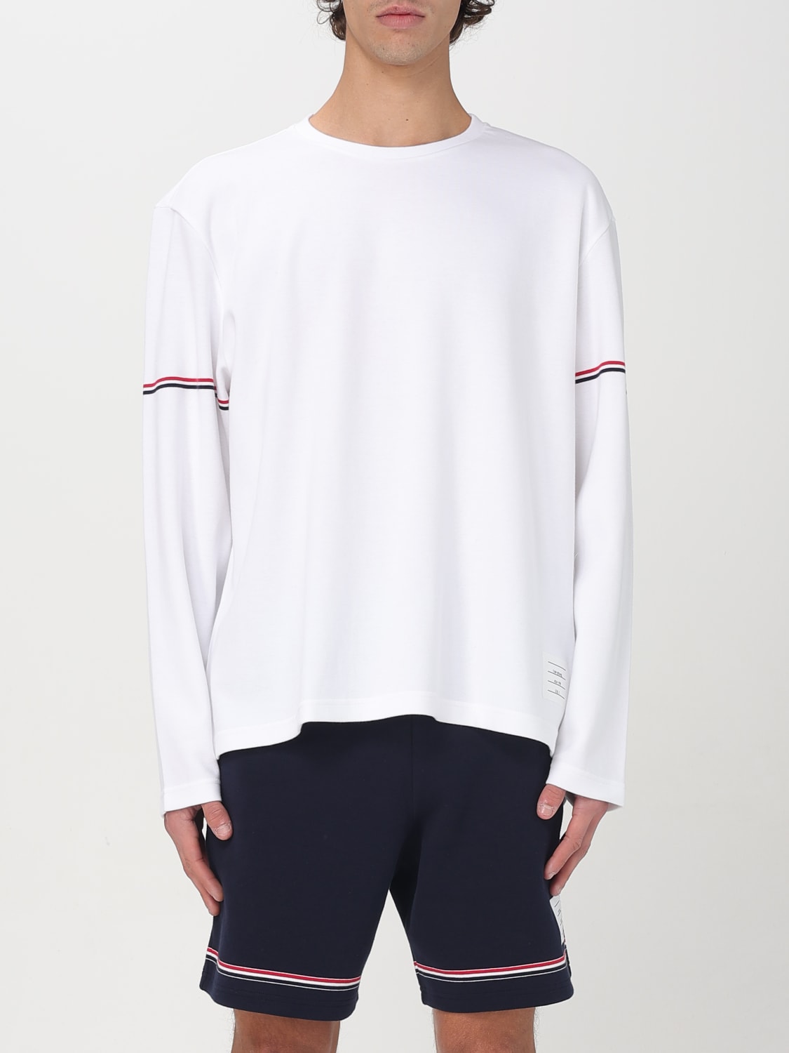 Tシャツ・カットソー THOM BROWNE Men T Shirts MJS281AJ0199100 White THOM BROWNE: T-shirt men - White | Thom Browne t-shirt
