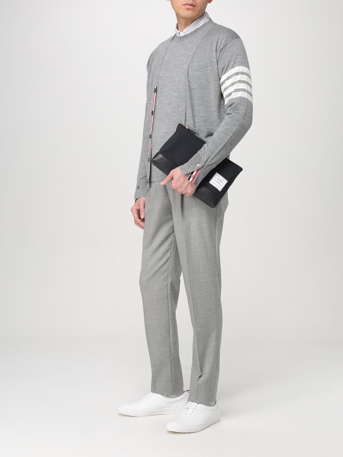 THOM BROWNE PULLOVER: Pullover herren Thom Browne, Grau - Img 2