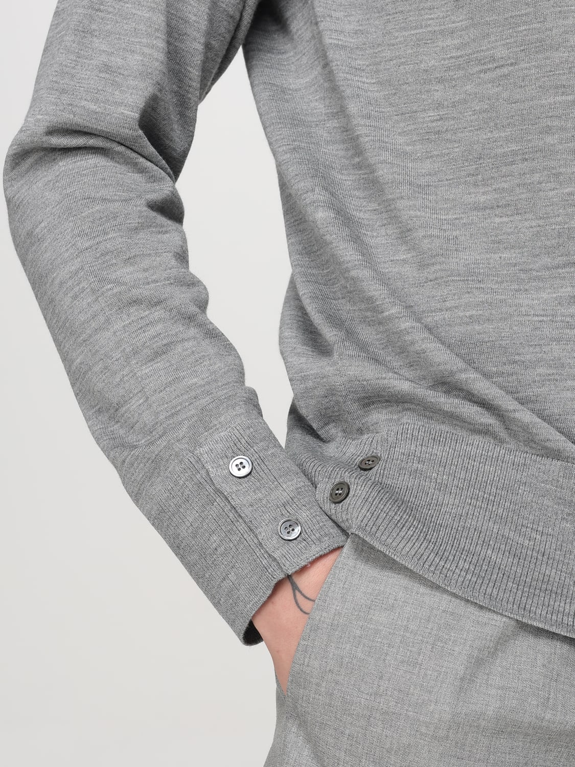 THOM BROWNE PULLOVER: Pullover herren Thom Browne, Grau - Img 5