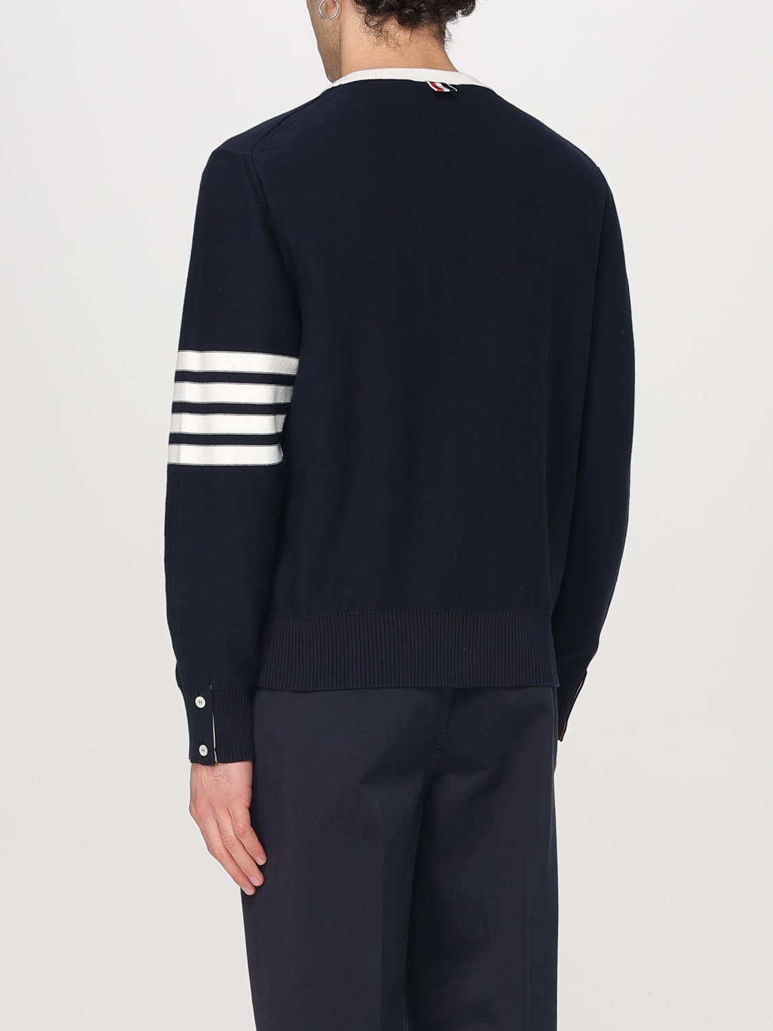 THOM BROWNE PULLOVER: Pullover herren Thom Browne, Navy - Img 3