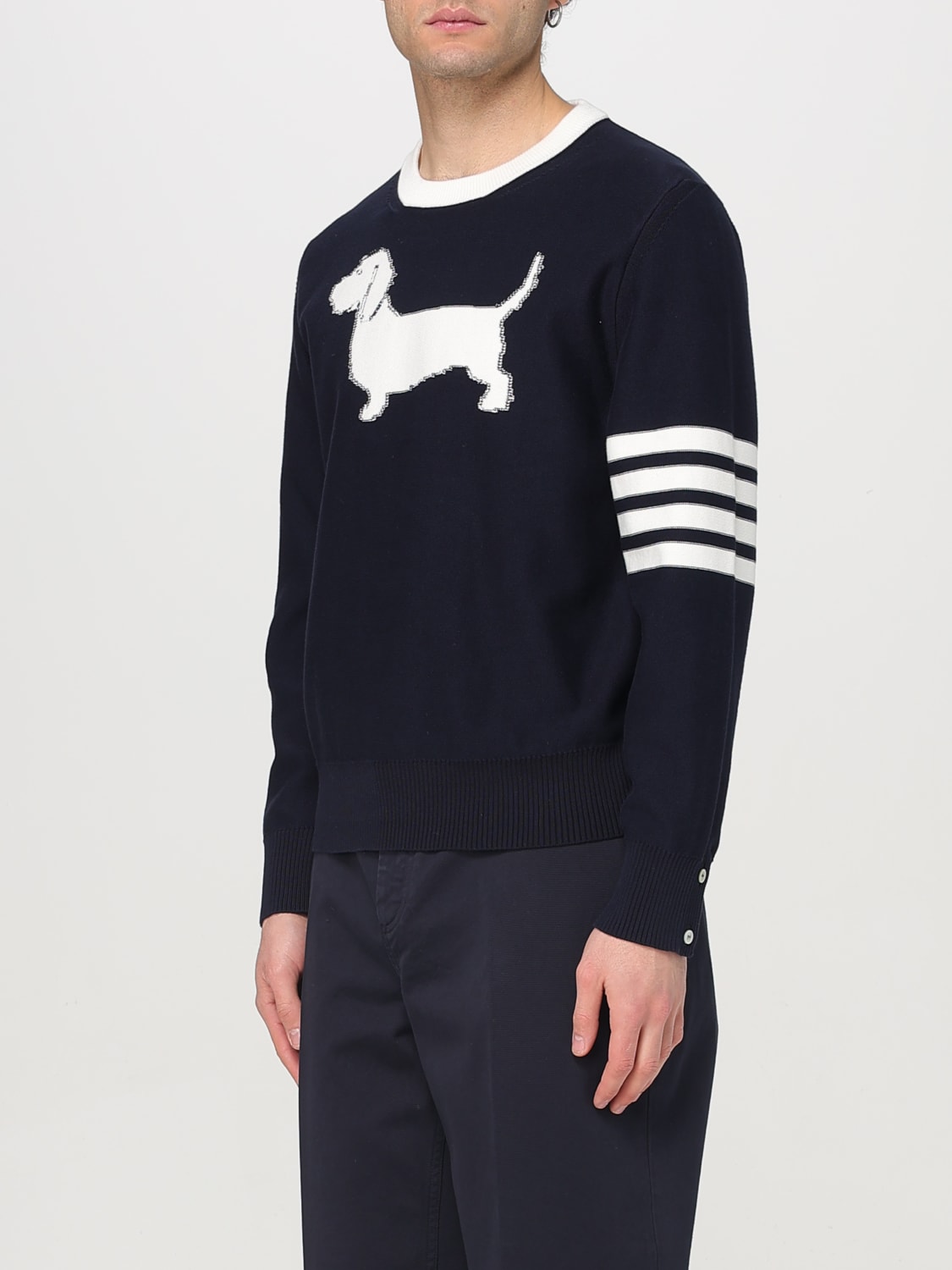 THOM BROWNE PULLOVER: Pullover herren Thom Browne, Navy - Img 4