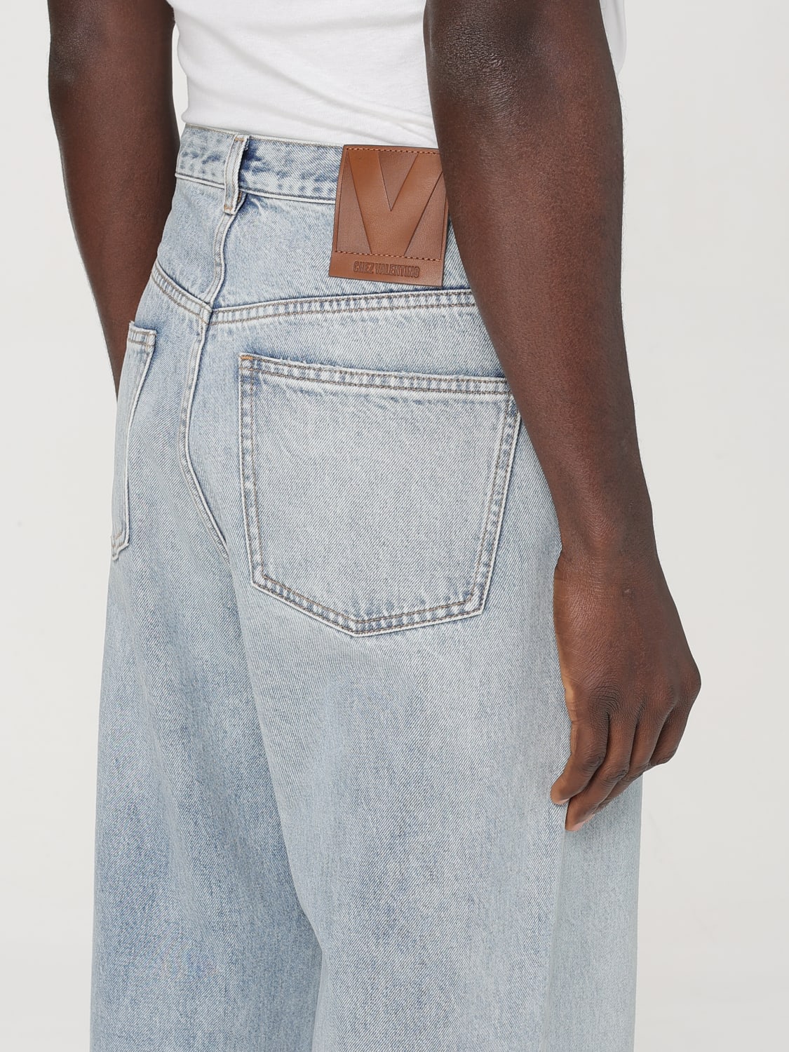 VALENTINO JEANS: Jeans men Valentino, Denim - Img 5