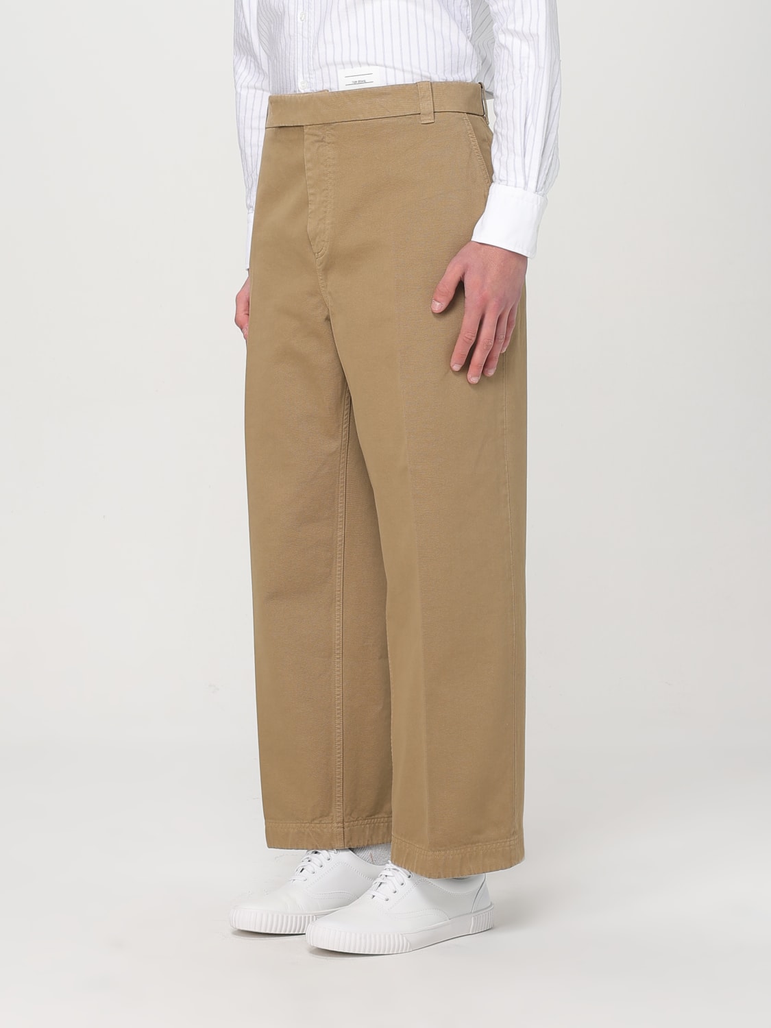 THOM BROWNE 팬츠: 팬츠 남성 Thom Browne, 카멜 - Img 4