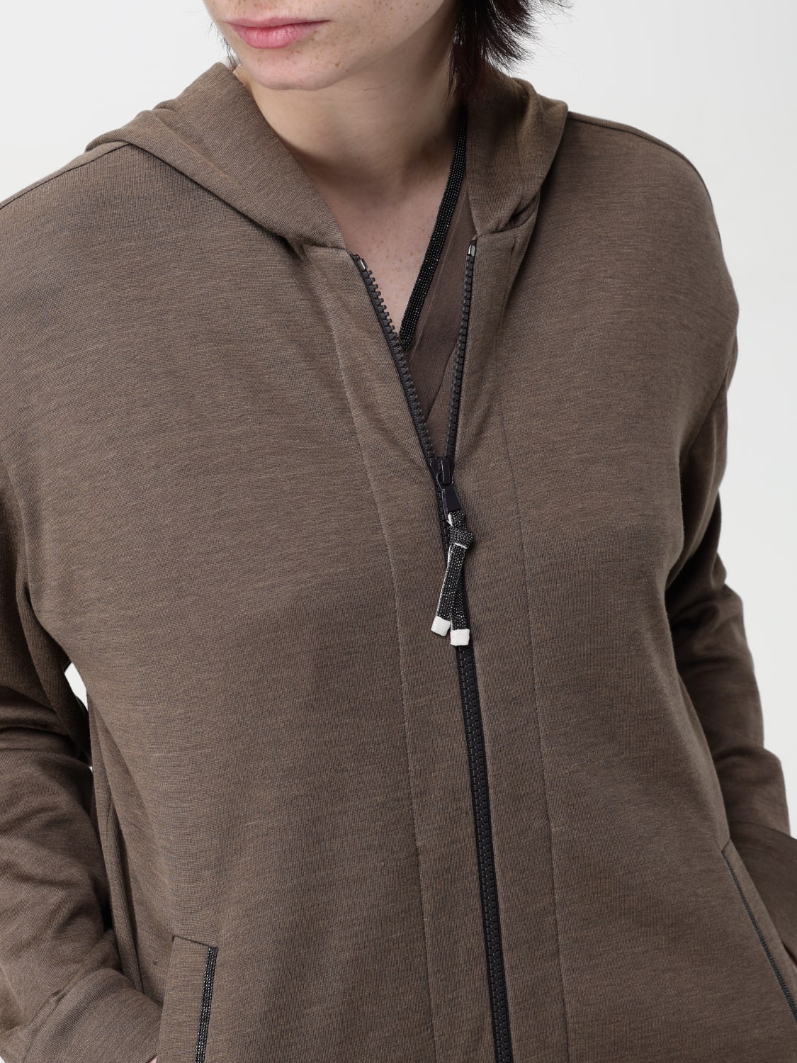 BRUNELLO CUCINELLI: Sweatshirt woman - Butter | Brunello