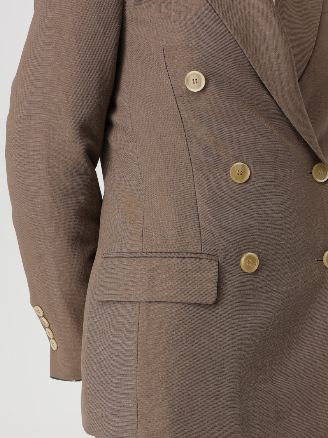 アウターその他 BRUNELLO CUCINELLI Woman Blazer Cocoa MH1267040 C2925 BRUNELLO CUCINELLI: Jacket woman - Cocoa | Brunello