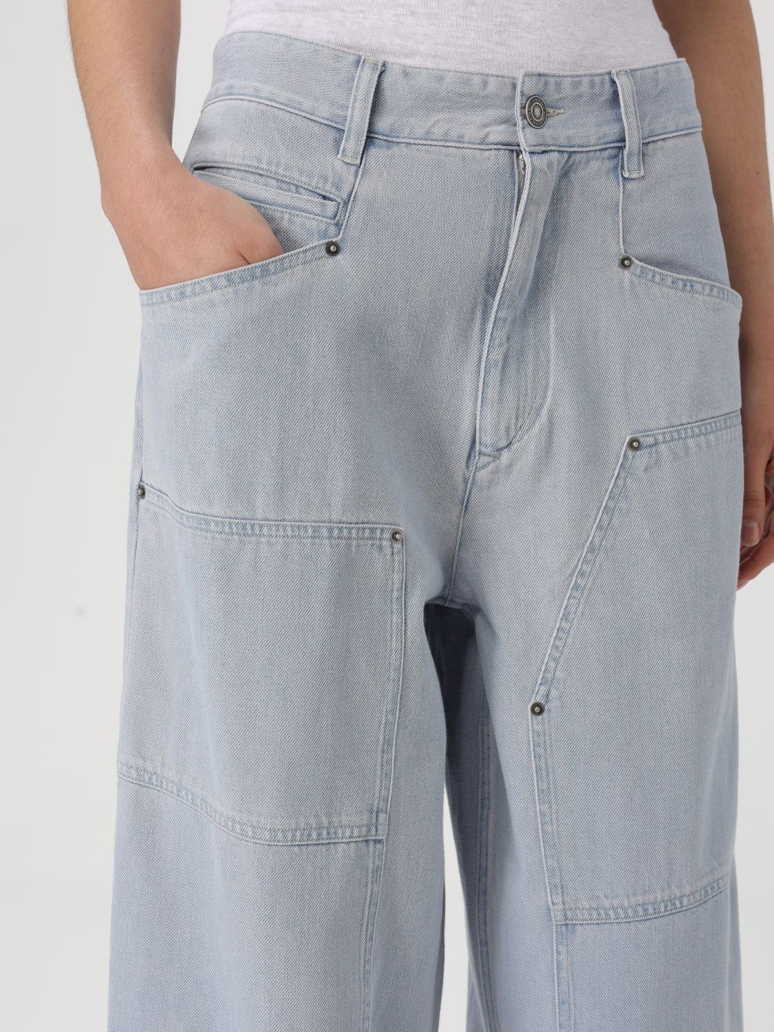 パンツ ISABEL MARANT ETOILE Woman Pants Gnawed Blue PA0502FAC1H05E ISABEL MARANT ETOILE: Pants woman - Gnawed Blue | Isabel