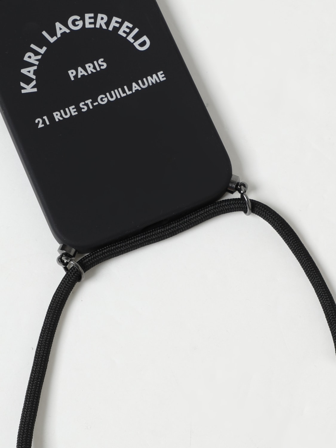 KARL LAGERFELD TECH ACCESSORIES: Cover for men men Karl Lagerfeld, Black - Img 3