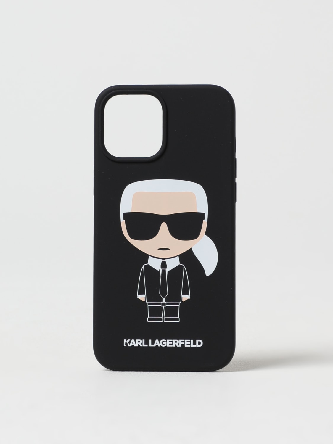 KARL LAGERFELD TECH ACCESSORIES: Cover for men men Karl Lagerfeld, Black - Img 1