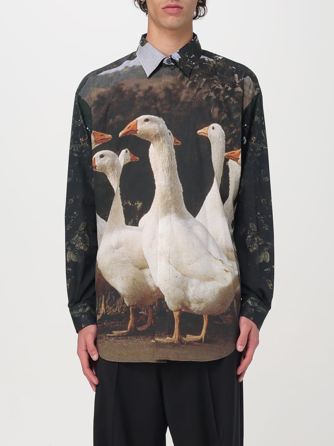 MOSCHINO COUTURE SHIRT: Shirt men Moschino Couture, Multicolor - Img 1