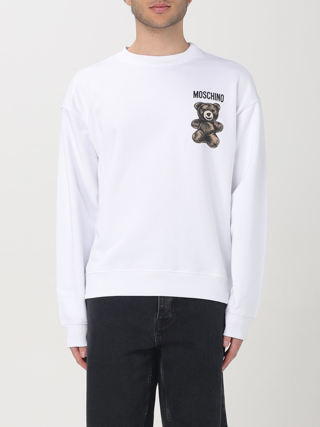 MOSCHINO COUTURE SWEATSHIRT: Sweatshirt men Moschino Couture, White - Img 1