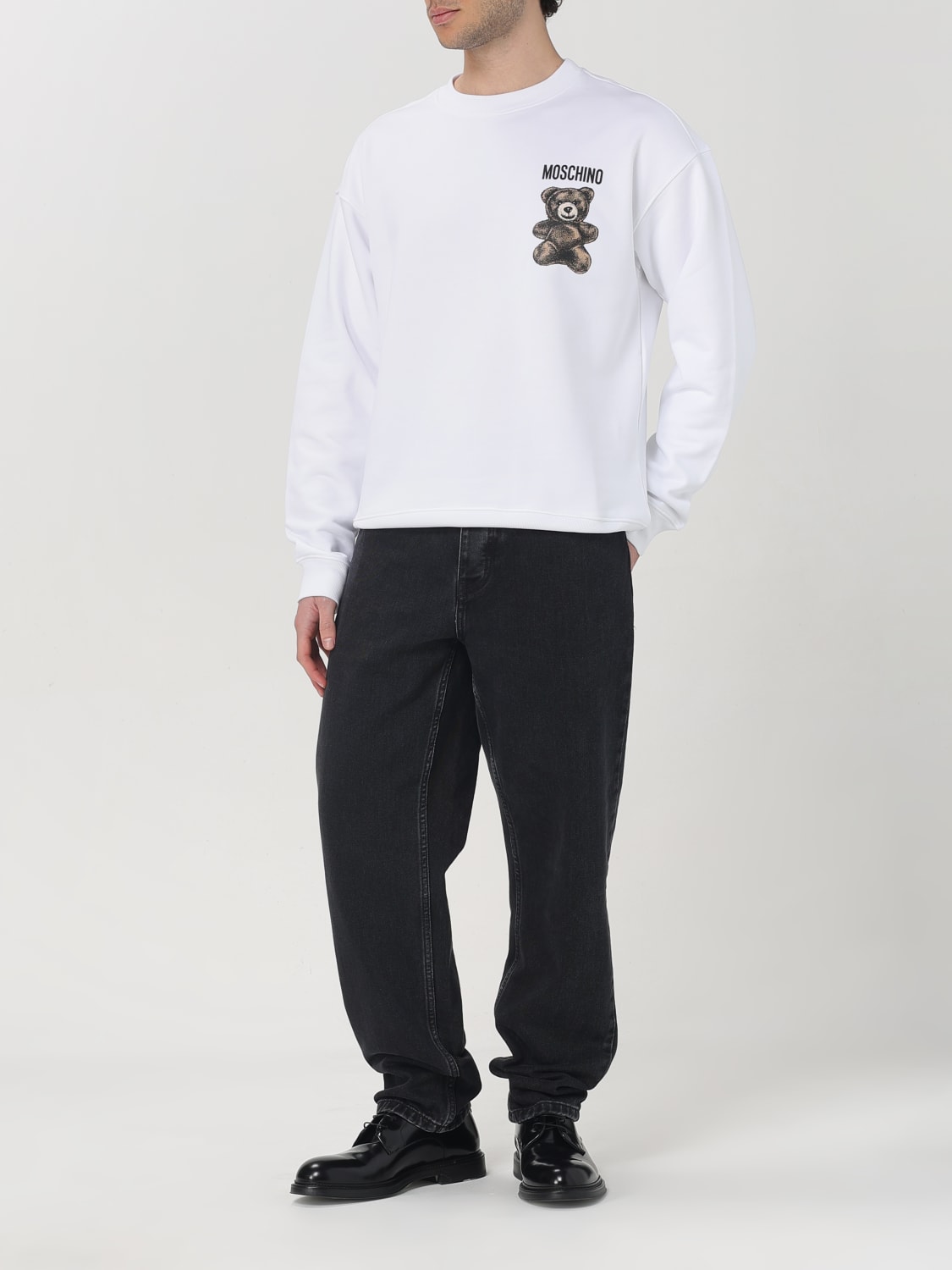 MOSCHINO COUTURE SWEATSHIRT: Sweatshirt men Moschino Couture, White - Img 2