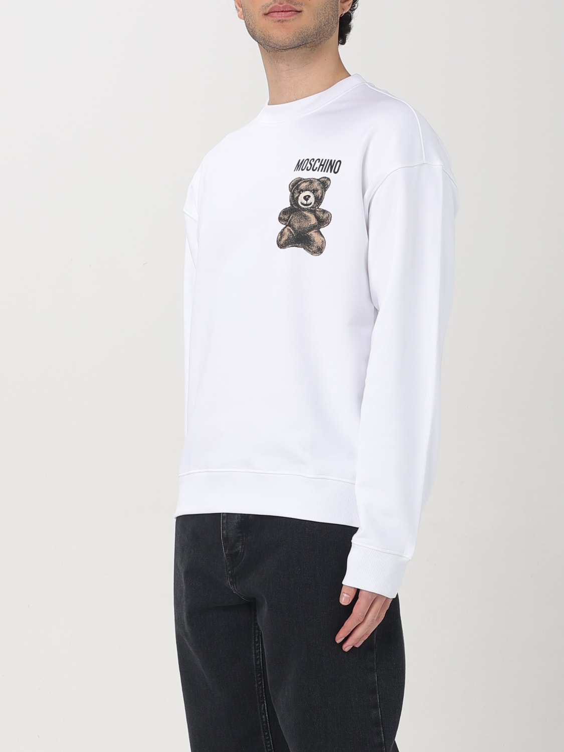 MOSCHINO COUTURE SWEATSHIRT: Sweatshirt men Moschino Couture, White - Img 4