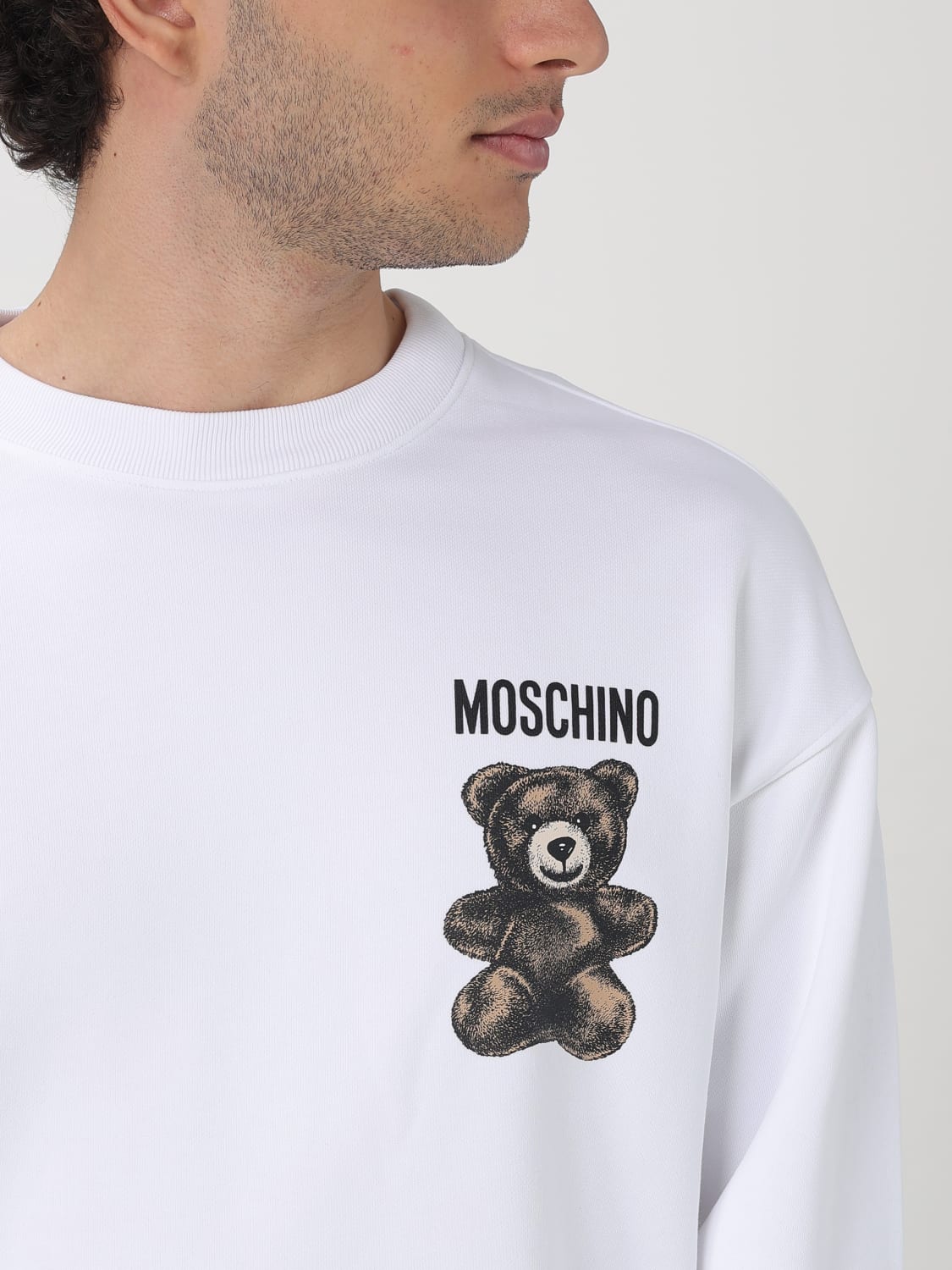 MOSCHINO COUTURE SWEATSHIRT: Sweatshirt men Moschino Couture, White - Img 5