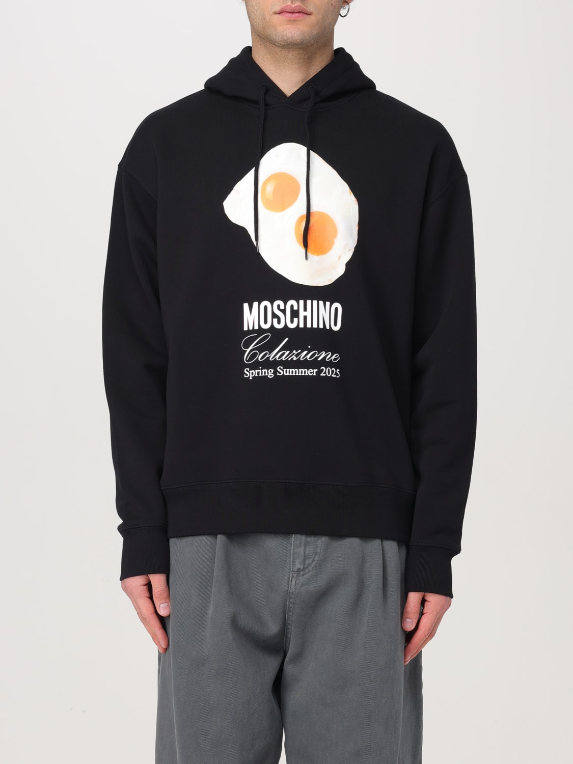 MOSCHINO COUTURE: Sweatshirt men - Black | Moschino Couture