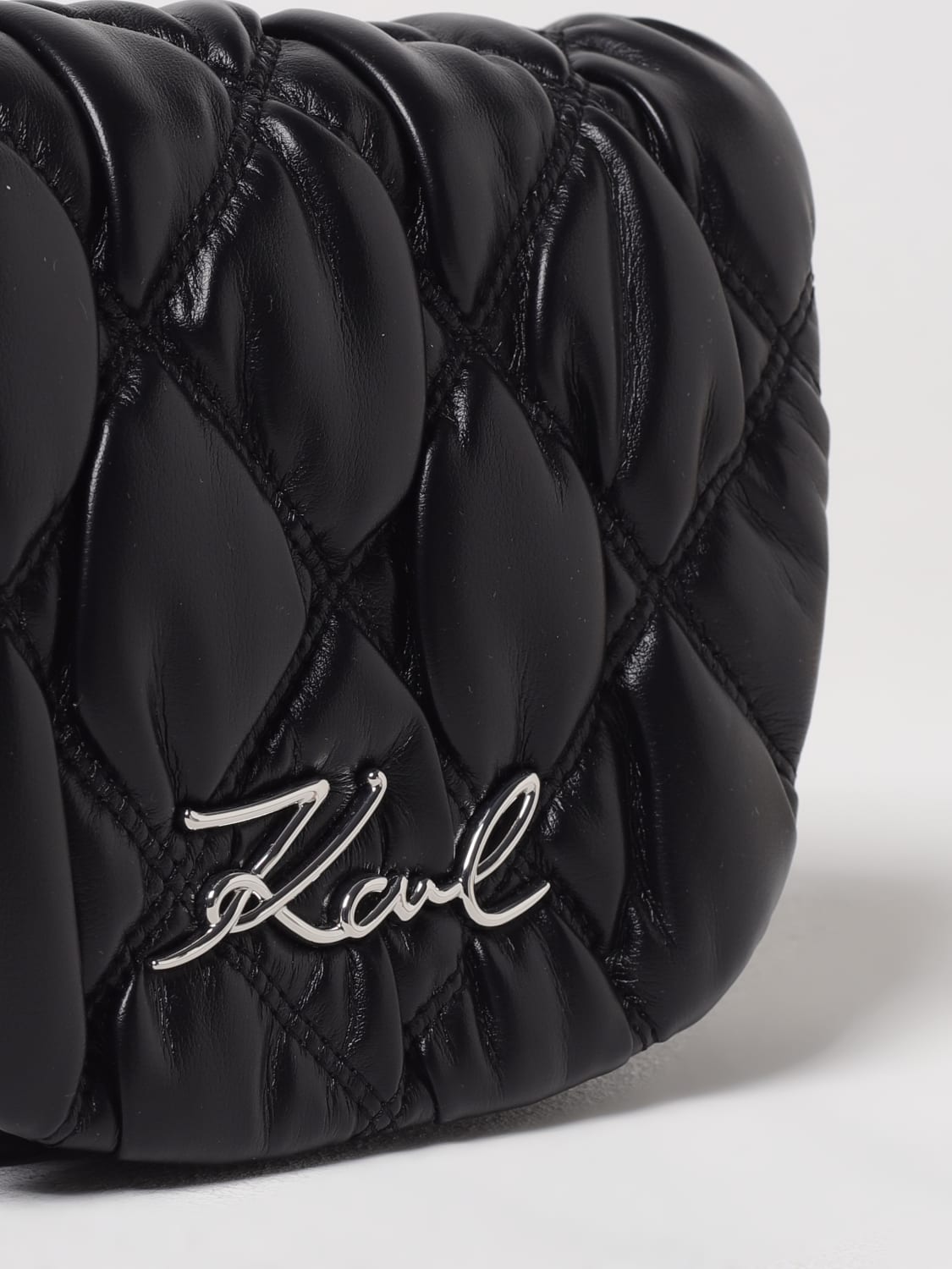 KARL LAGERFELD MINI BAG: Crossbody bags woman Karl Lagerfeld, Black - Img 3