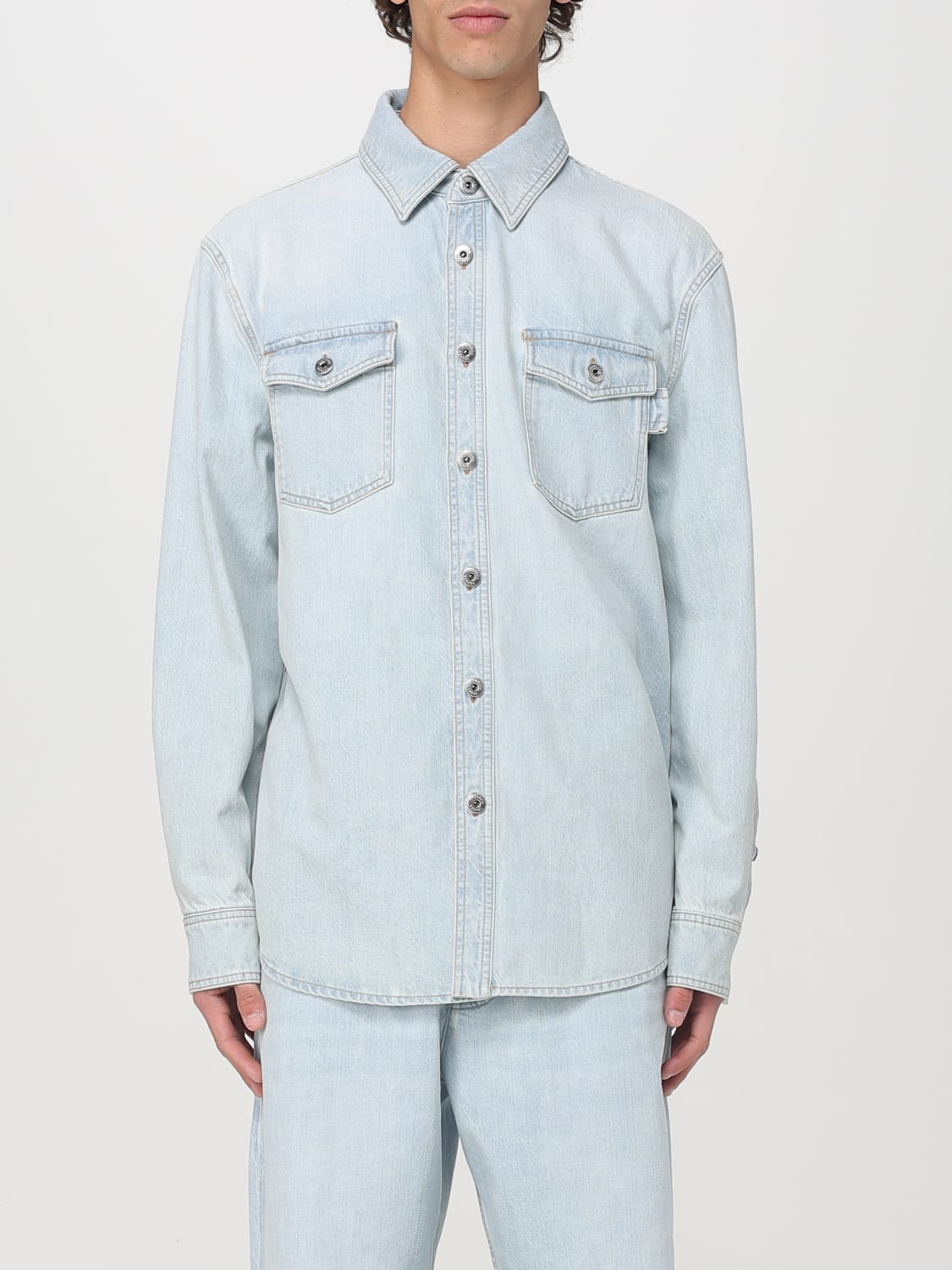 BOTTEGA VENETA HEMD: Hemd herren Bottega Veneta, Blau - Img 1