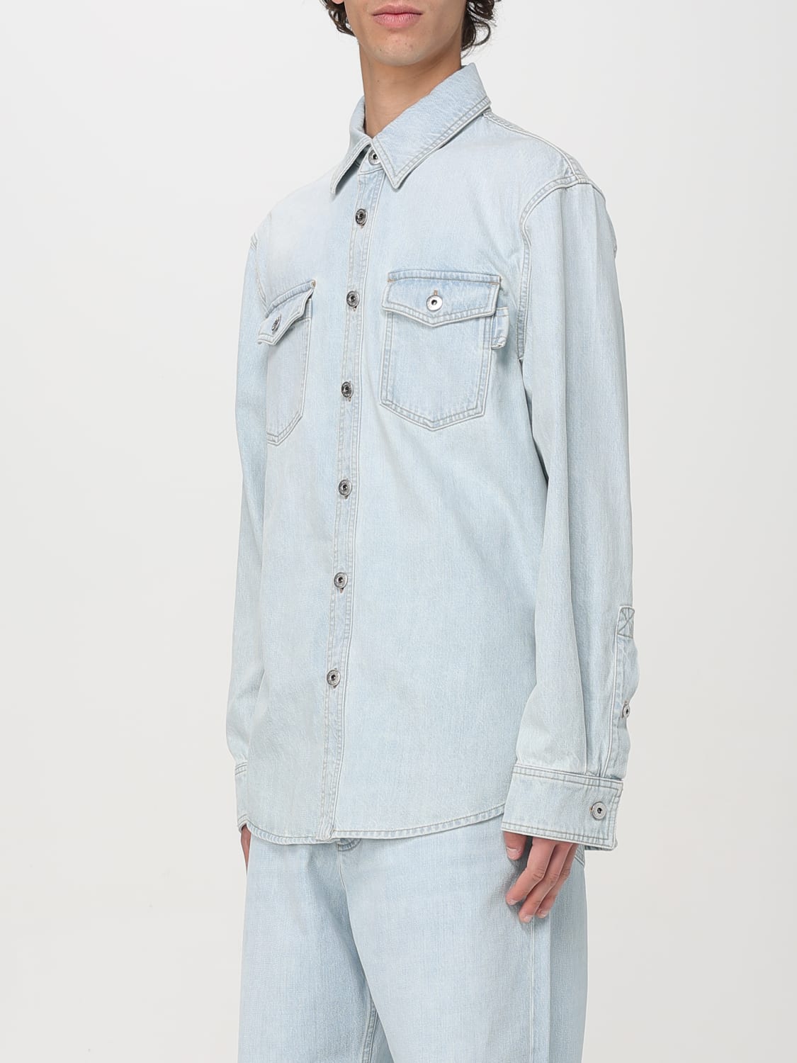 BOTTEGA VENETA HEMD: Hemd herren Bottega Veneta, Blau - Img 4