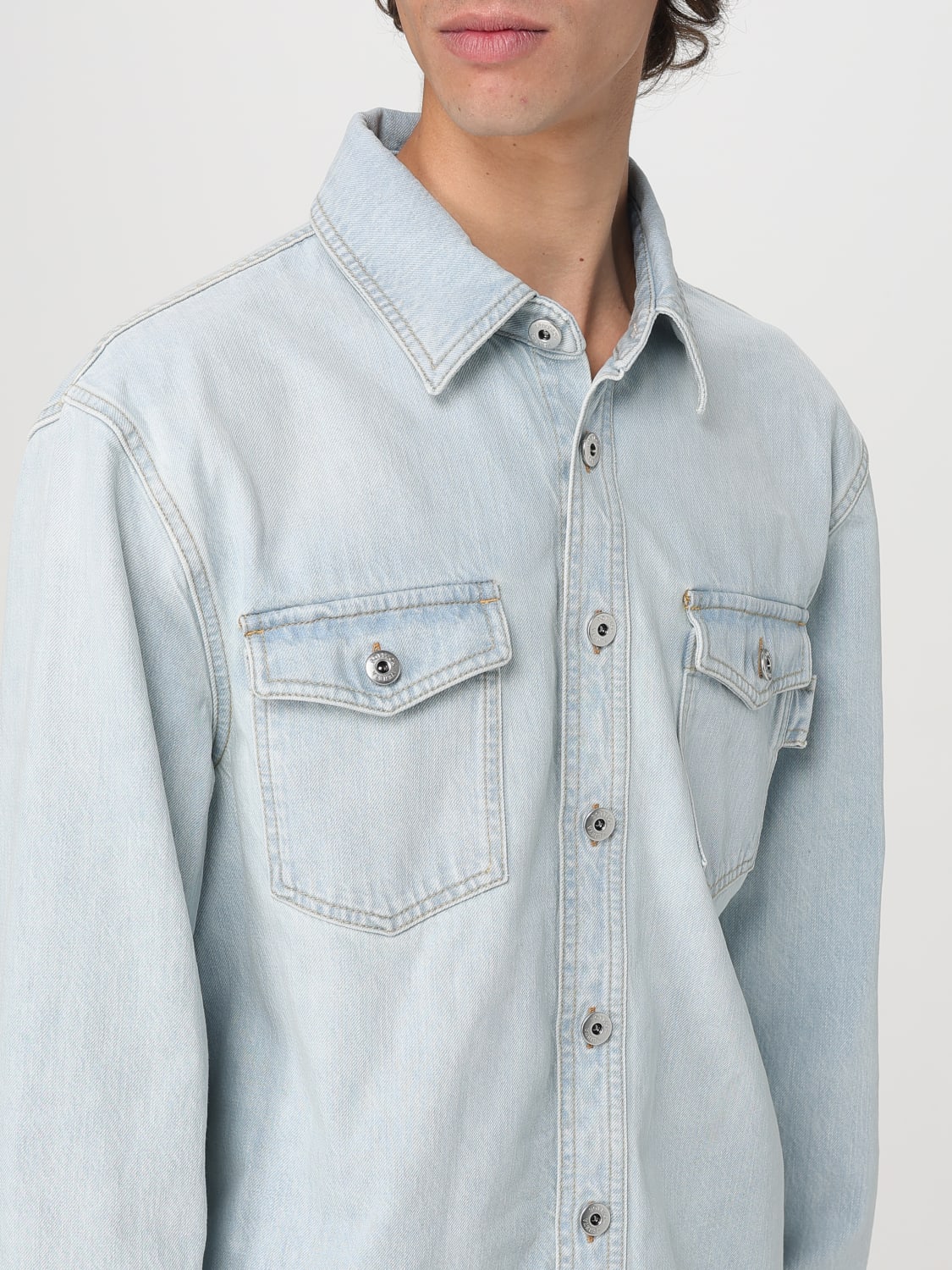 BOTTEGA VENETA HEMD: Hemd herren Bottega Veneta, Blau - Img 5