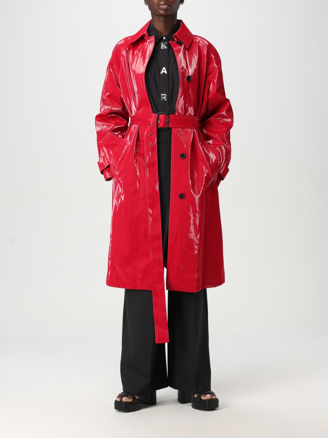 KARL LAGERFELD PANTALON: Pantalon femme Karl Lagerfeld, Noir - Img 2