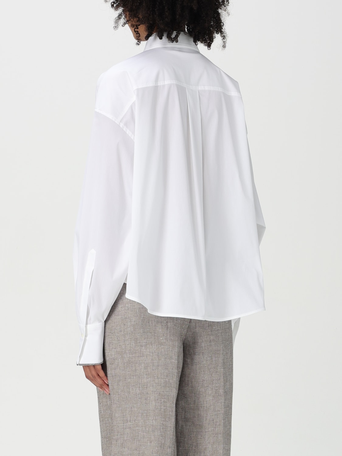 BRUNELLO CUCINELLI SHIRT: Top woman Brunello Cucinelli, White - Img 3