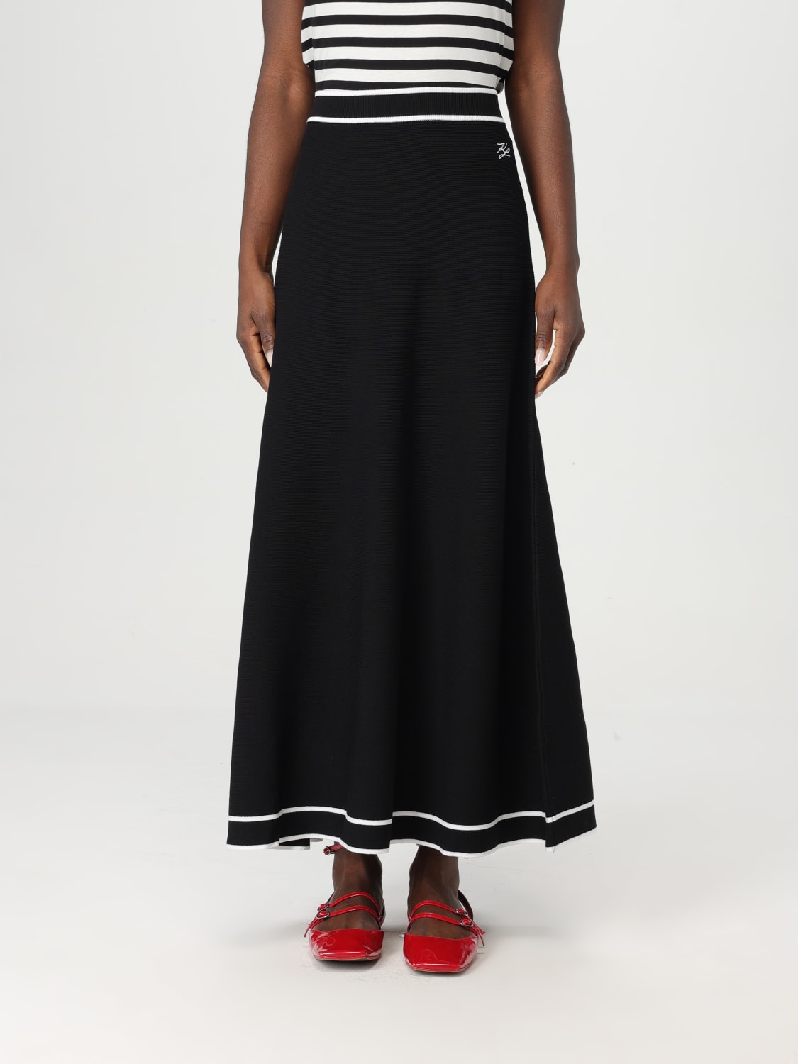 KARL LAGERFELD ROCK: Rock damen Karl Lagerfeld, Schwarz - Img 1