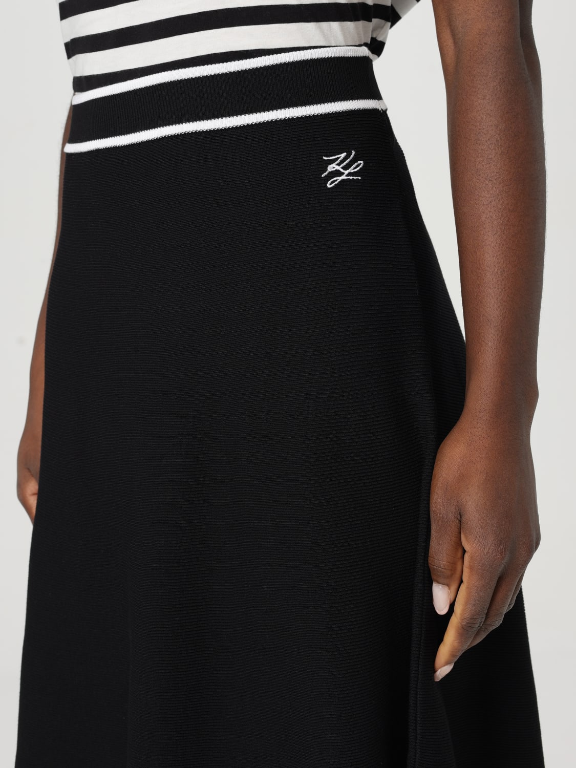 KARL LAGERFELD ROCK: Rock damen Karl Lagerfeld, Schwarz - Img 4