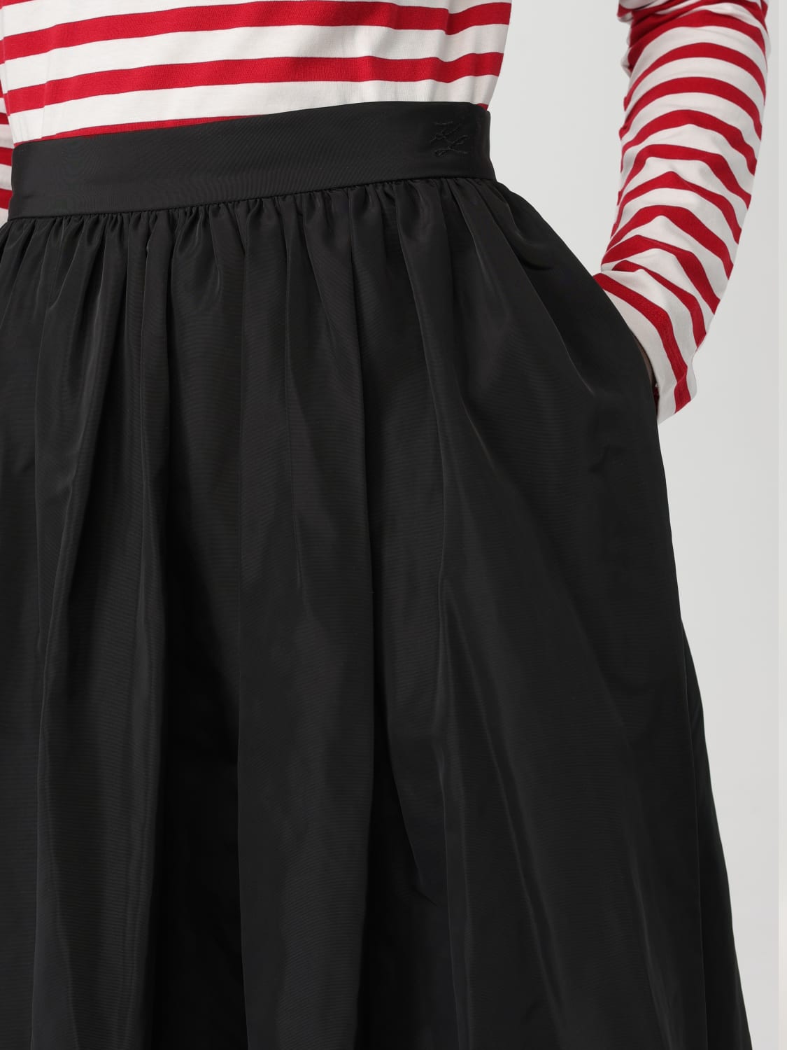 KARL LAGERFELD: Skirt woman - Black | Karl Lagerfeld skirt