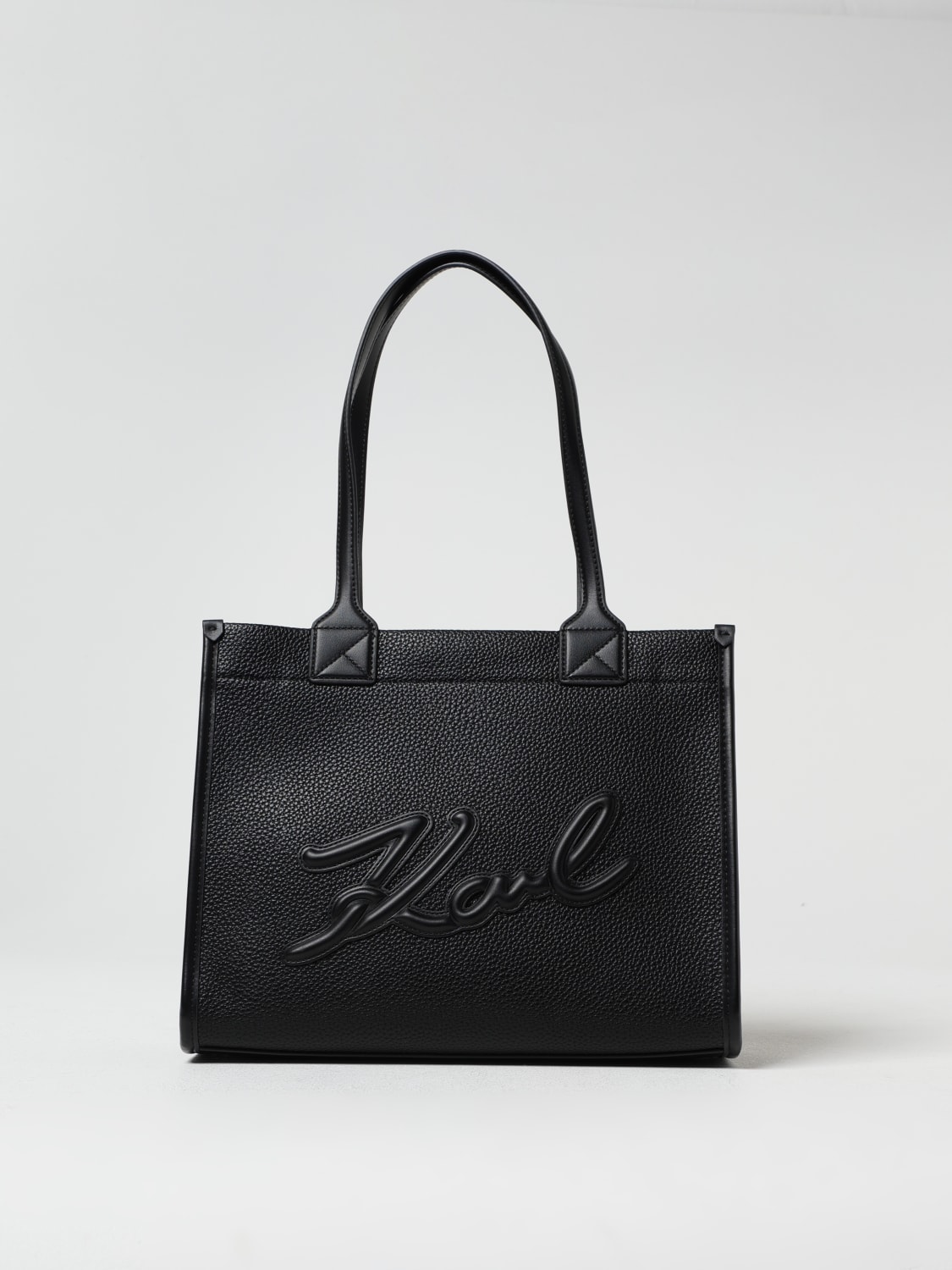 KARL LAGERFELD Kスケアクレイニトトハック 245W3092HH 999 KARL LAGERFELD: Tote bags woman - Black | Karl Lagerfeld