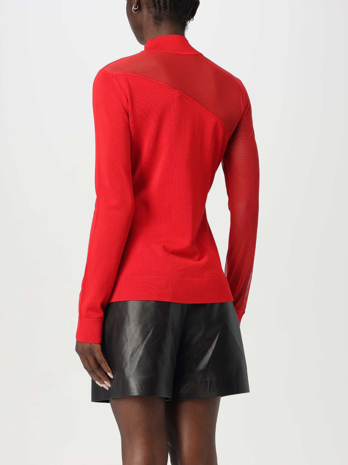 KARL LAGERFELD JERSEY: Jersey mujer Karl Lagerfeld, Rojo - Img 2