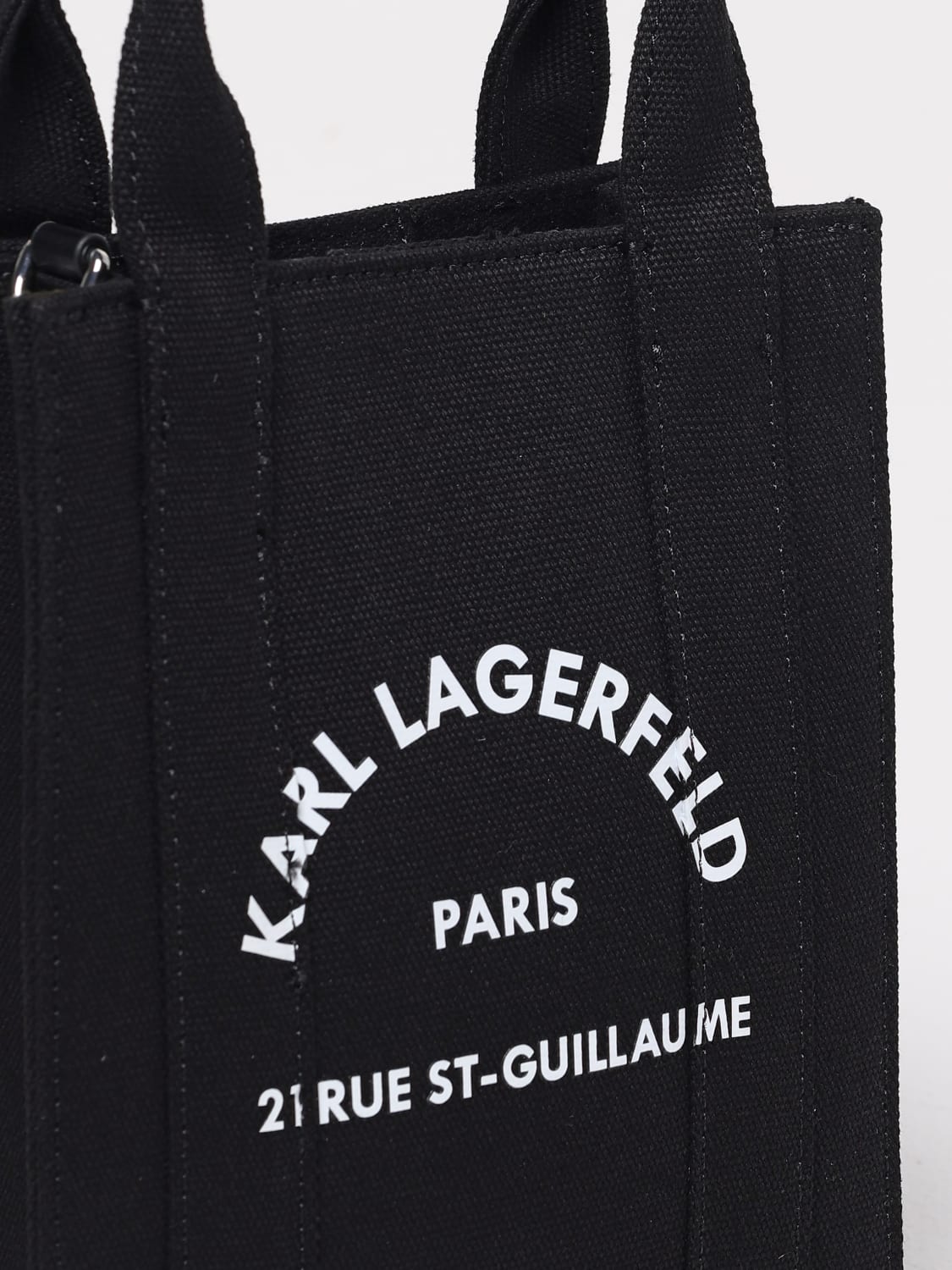 KARL LAGERFELD MINI BAG: Tote bags woman Karl Lagerfeld, Black - Img 3