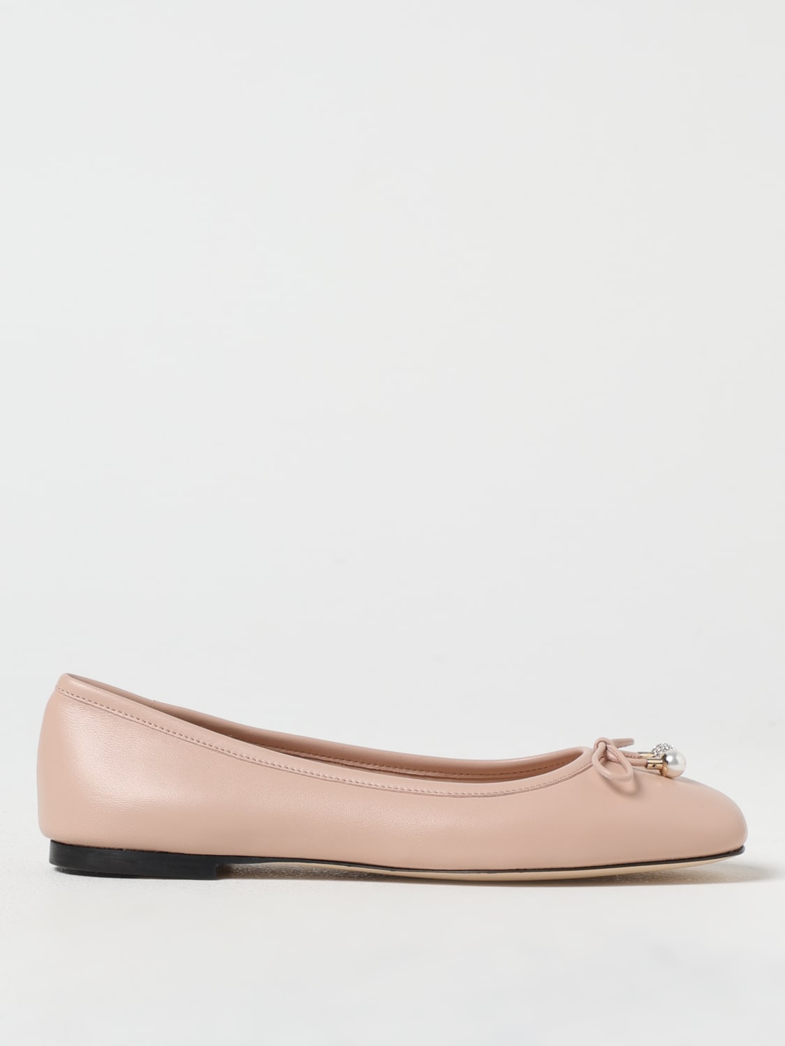 JIMMY CHOO: Ballet flats woman - Pink | Jimmy Choo ballet