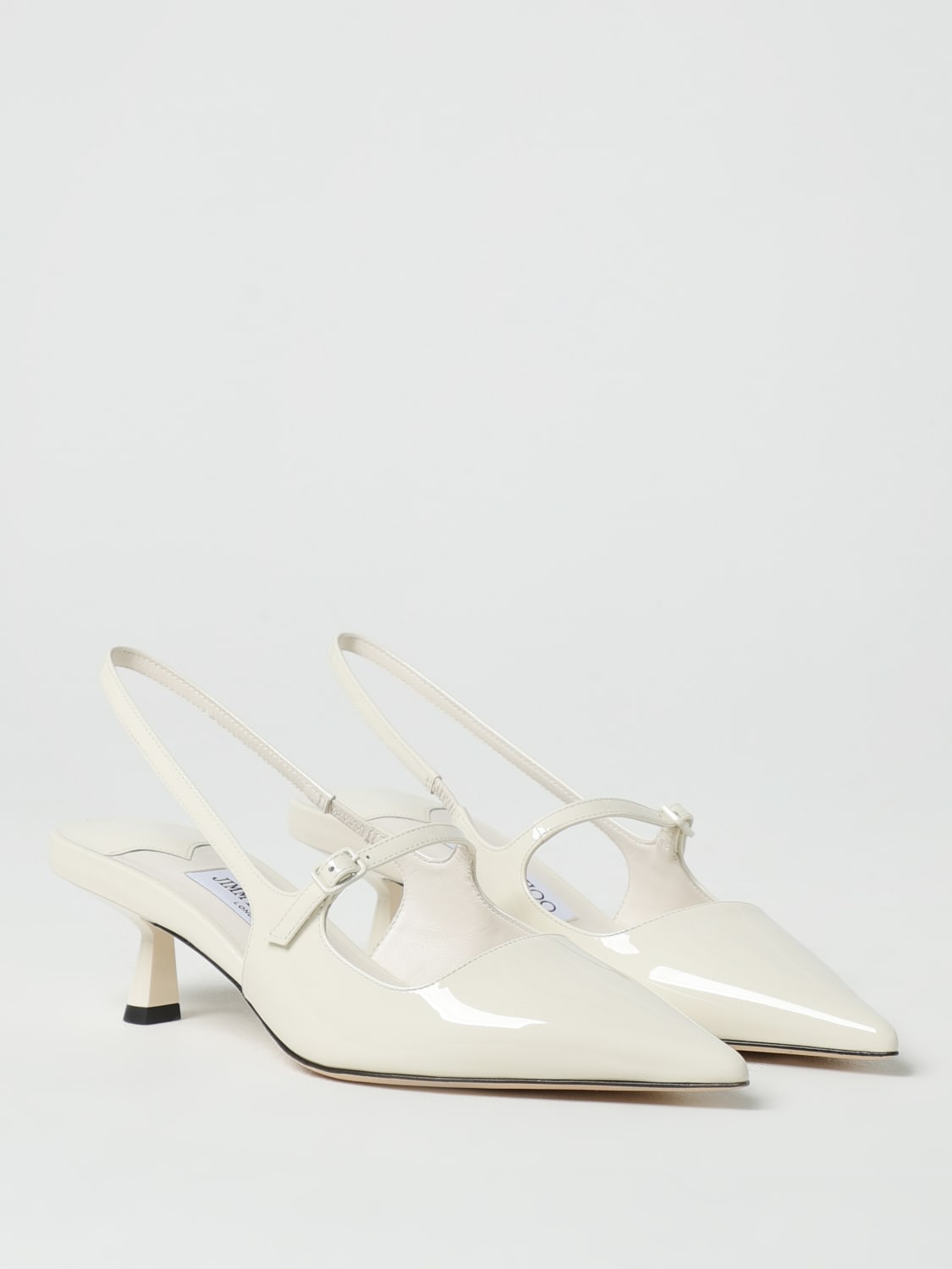 JIMMY CHOO PUMP: High heel shoes woman Jimmy Choo, Yellow Cream - Img 2