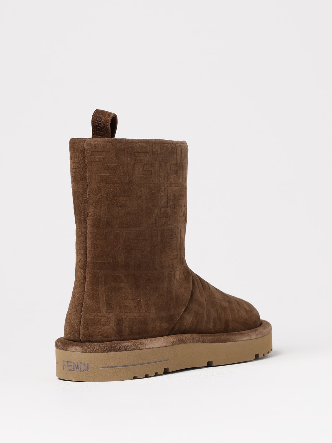 FENDI STIEFEL: Stiefel damen Fendi, Braun - Img 3