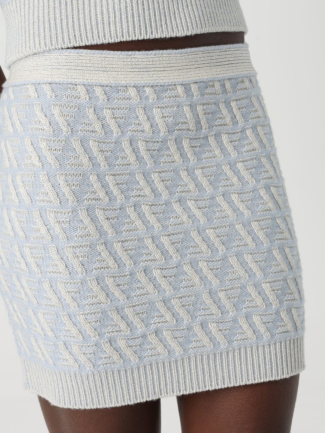 スカート FENDI SKIRT (FZQ764ATPL F1R0P) FENDI: Skirt woman - Blue | Fendi skirt FZQ764ATPL online at