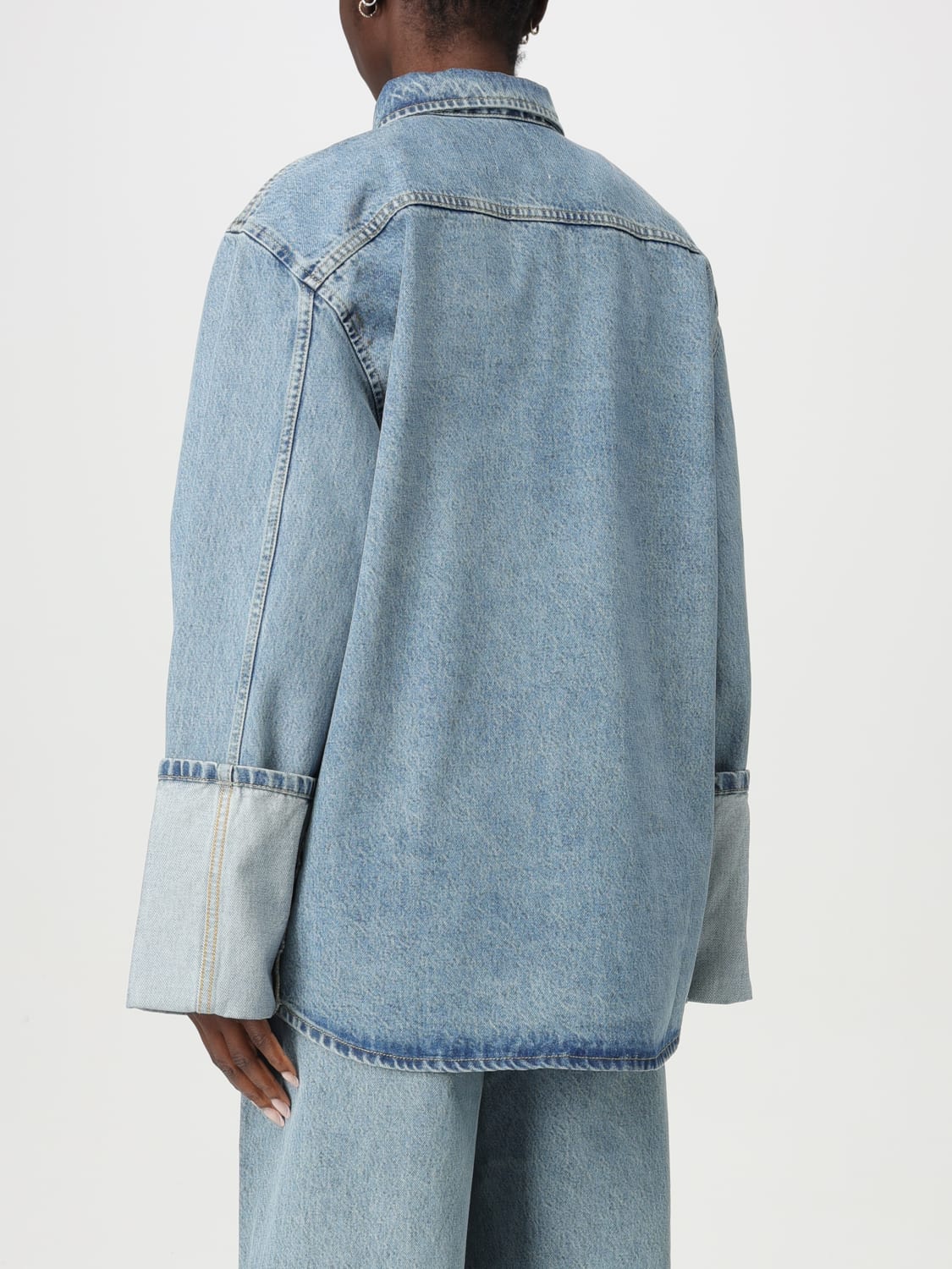 MOSCHINO JEANS: Shirt woman - Denim | Moschino Jeans shirt