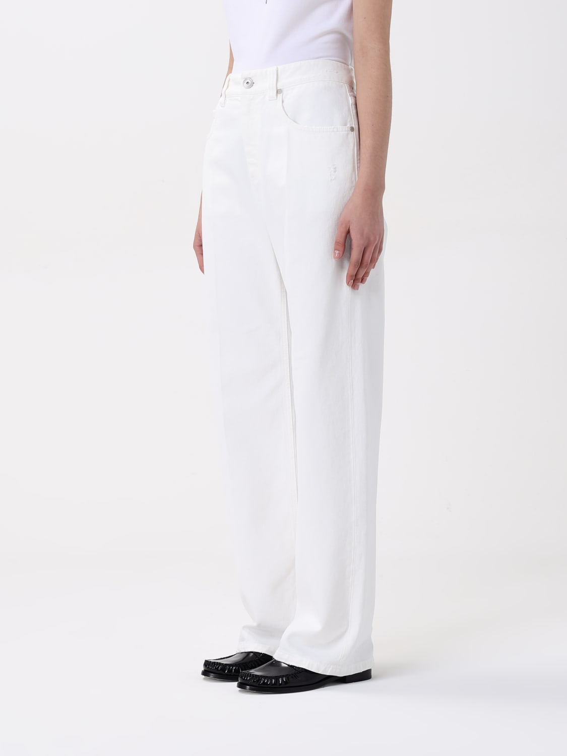 デニム・ジーパン BRUNELLO CUCINELLI Women Denim Pants M0H81P5568C600R White BRUNELLO CUCINELLI: Jeans woman - White | Brunello Cucinelli