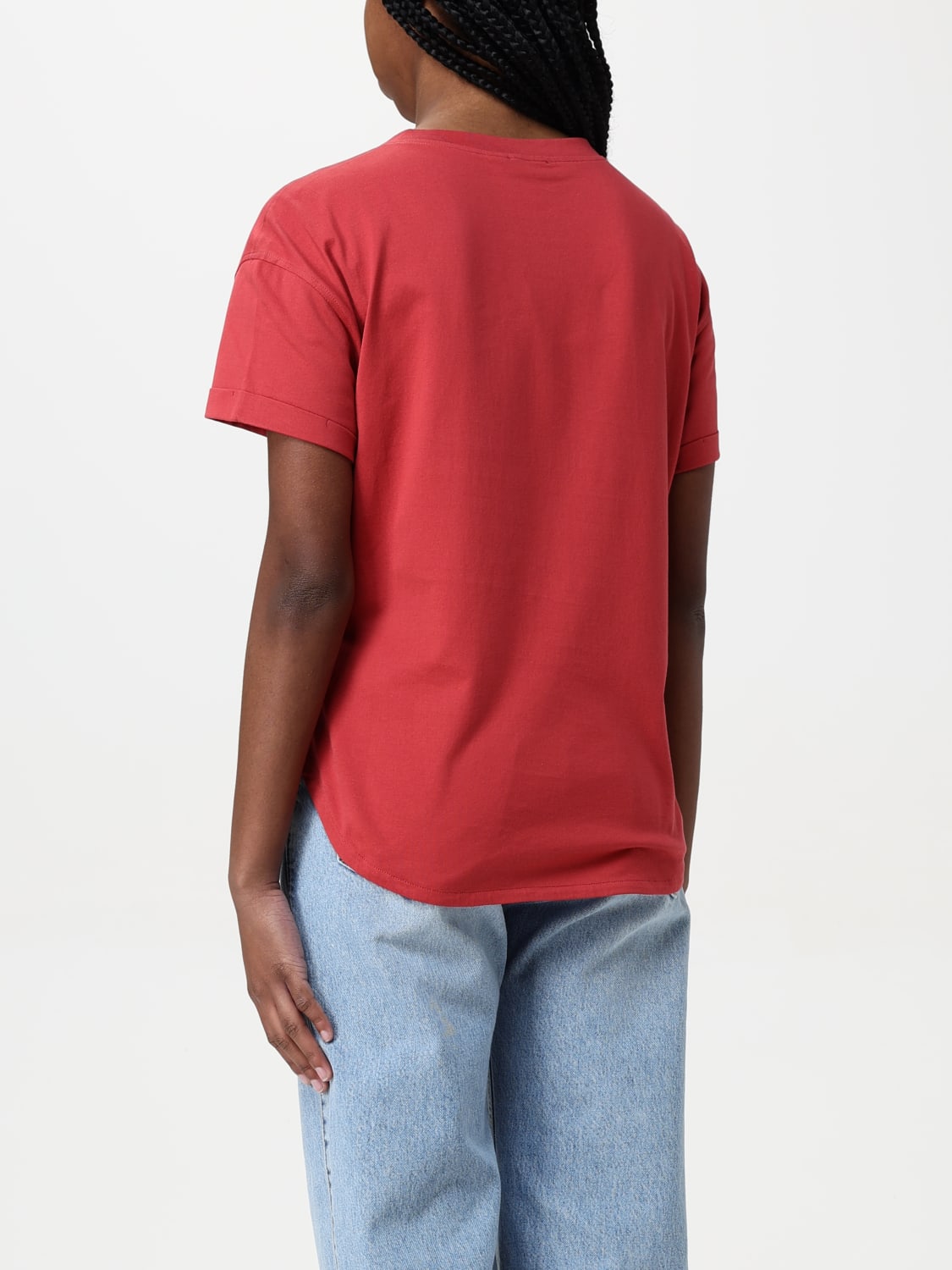 Tシャツ・カットソー BRUNELLO CUCINELLI Women Tops M0T81HA850 C7901 Red BRUNELLO CUCINELLI: T-shirt woman - Red | Brunello Cucinelli
