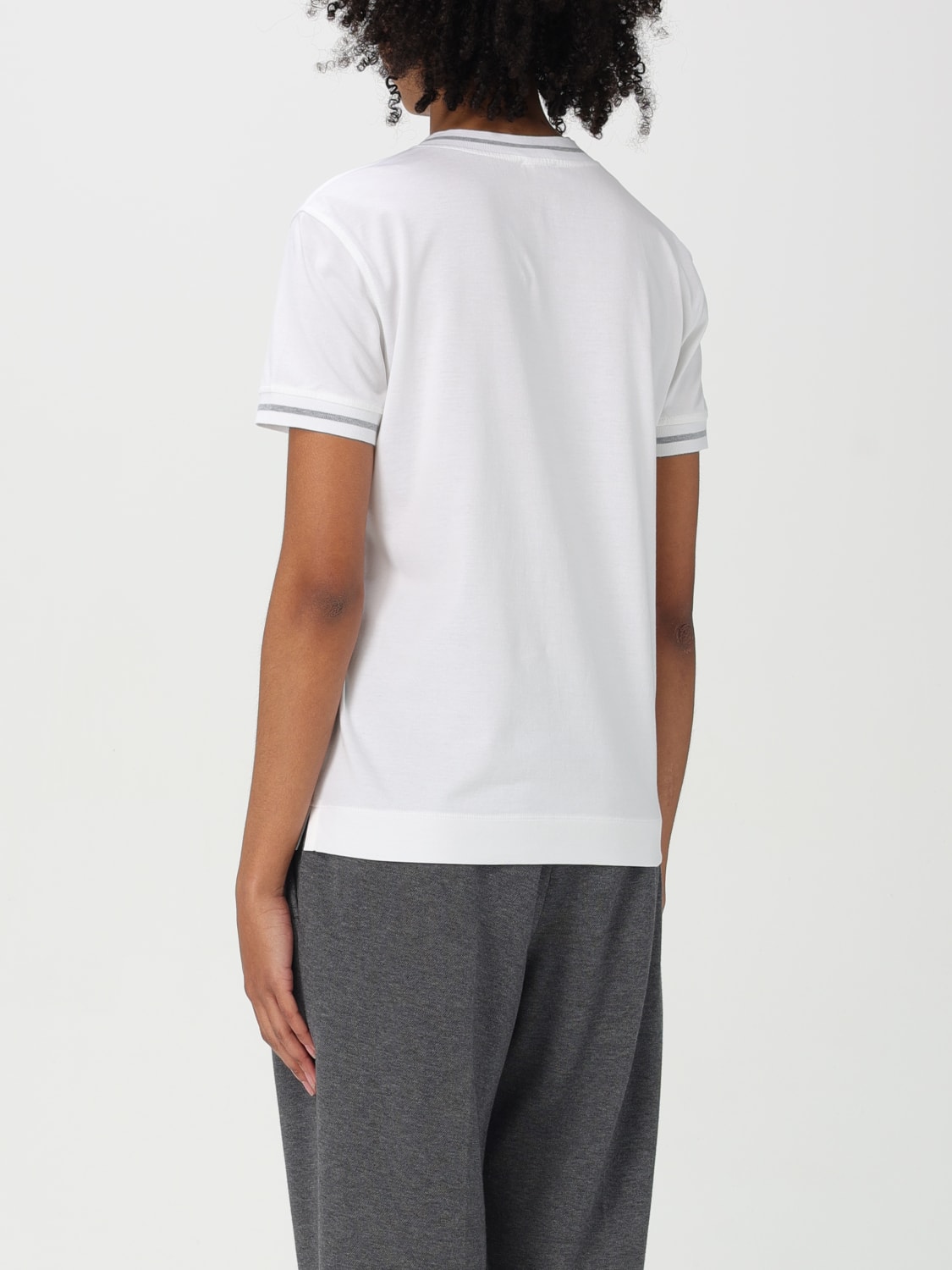 Tシャツ・カットソー BRUNELLO CUCINELLI Woman T-Shirt White M0T81VD110 CGV62 BRUNELLO CUCINELLI: T-shirt woman - White | Brunello