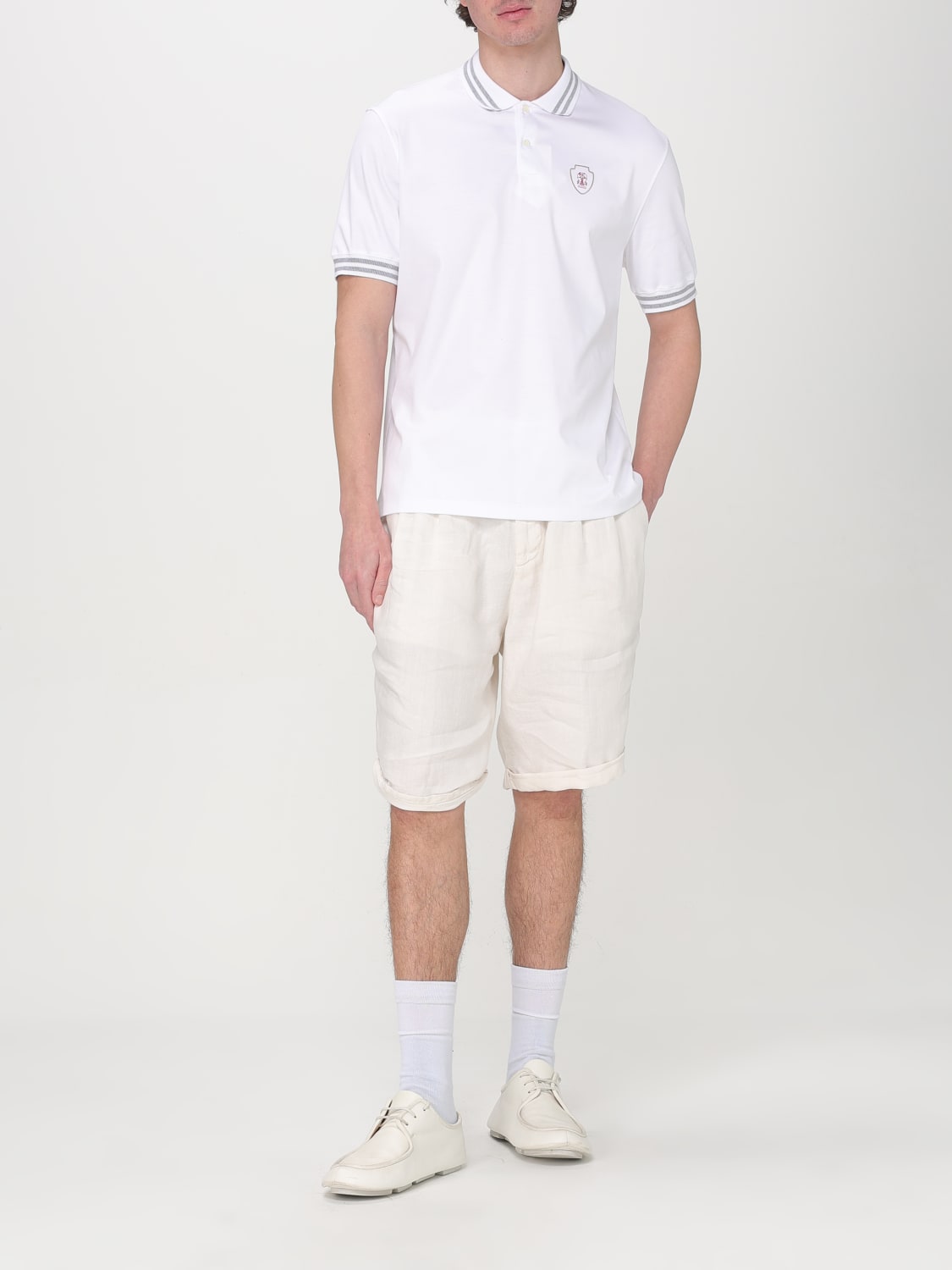 BRUNELLO CUCINELLI SHORTS: Short men Brunello Cucinelli, White - Img 2
