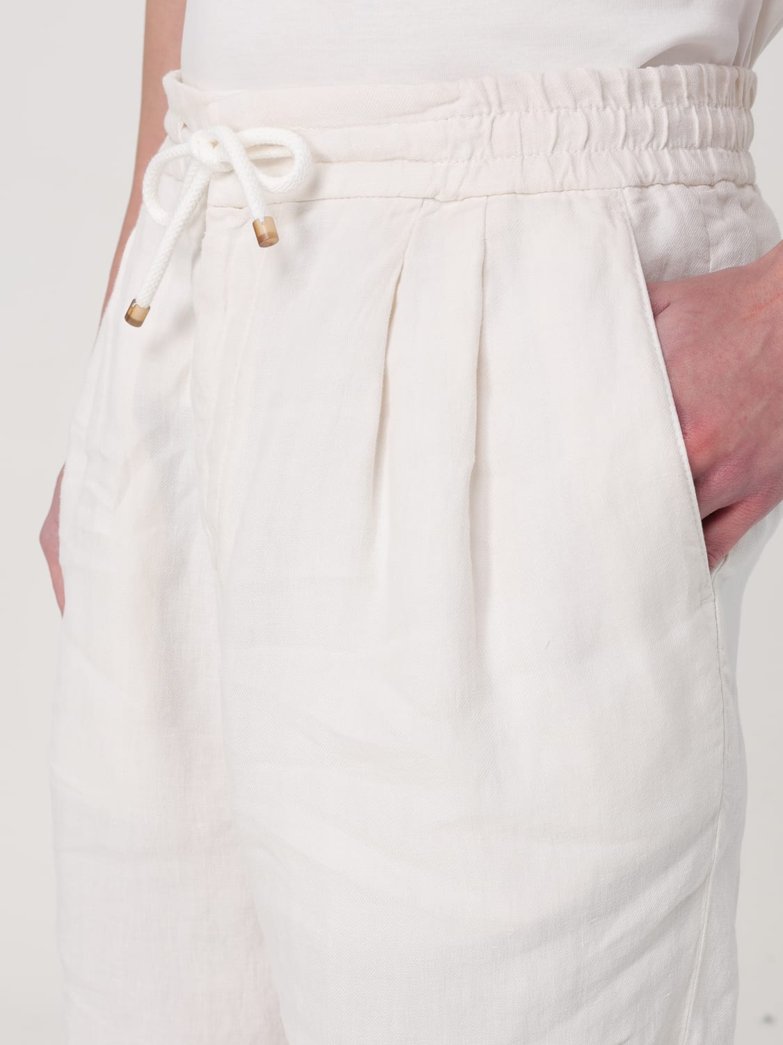 BRUNELLO CUCINELLI SHORTS: Short men Brunello Cucinelli, White - Img 5