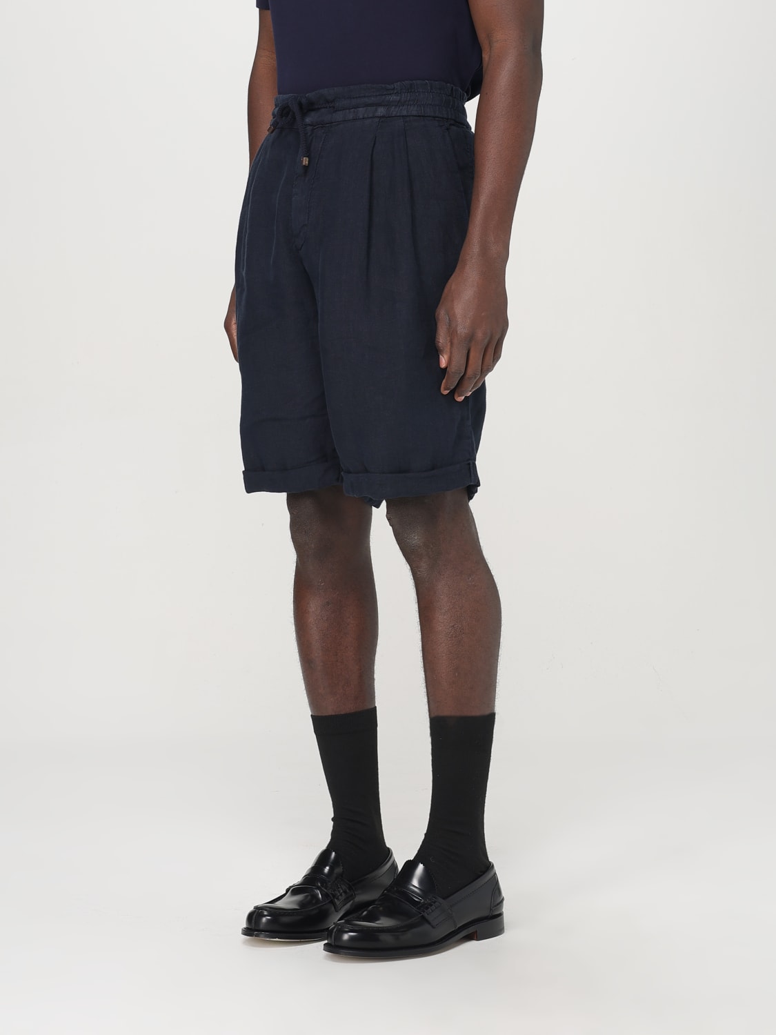 BRUNELLO CUCINELLI SHORTS: Short men Brunello Cucinelli, Blue - Img 4