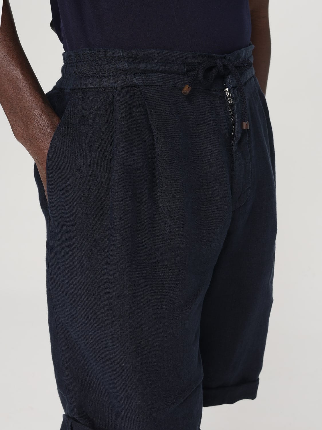 BRUNELLO CUCINELLI SHORTS: Short men Brunello Cucinelli, Blue - Img 5