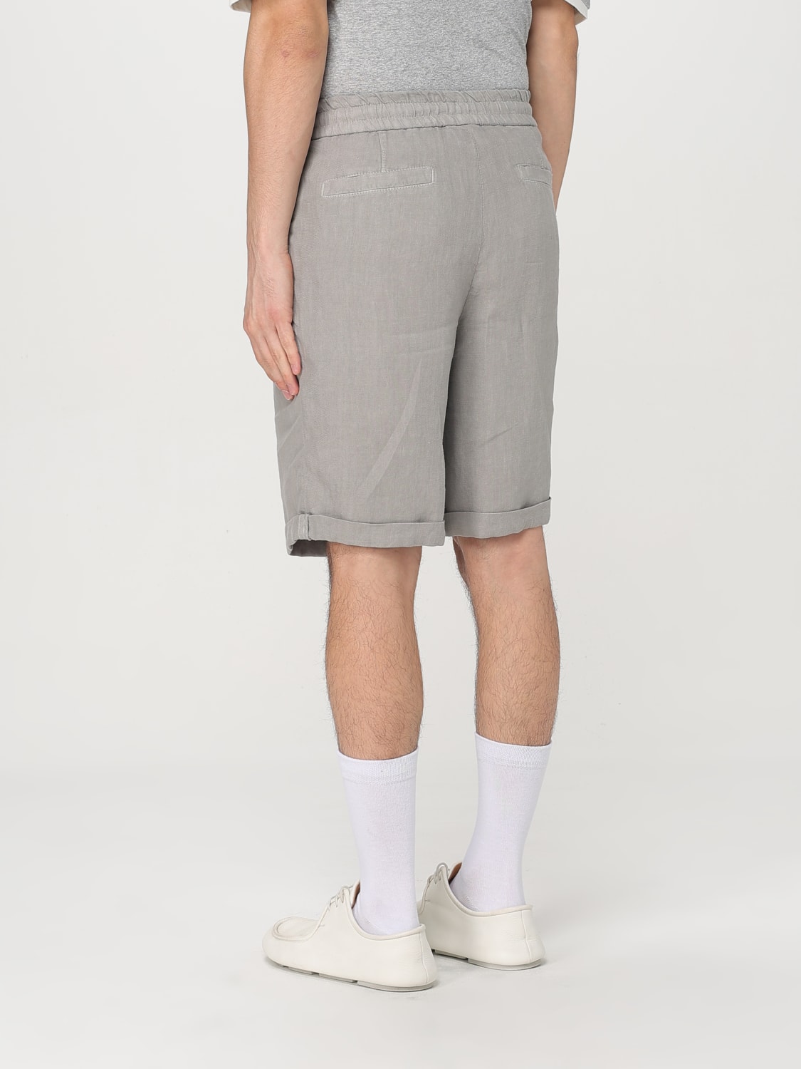 BRUNELLO CUCINELLI SHORTS: Short men Brunello Cucinelli, Grey - Img 3